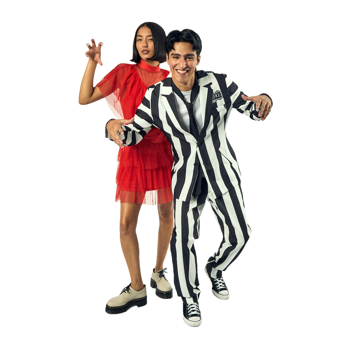 Beetlejuice Lydia Deetz Wedding Gown Women's Red Cosplay Dress