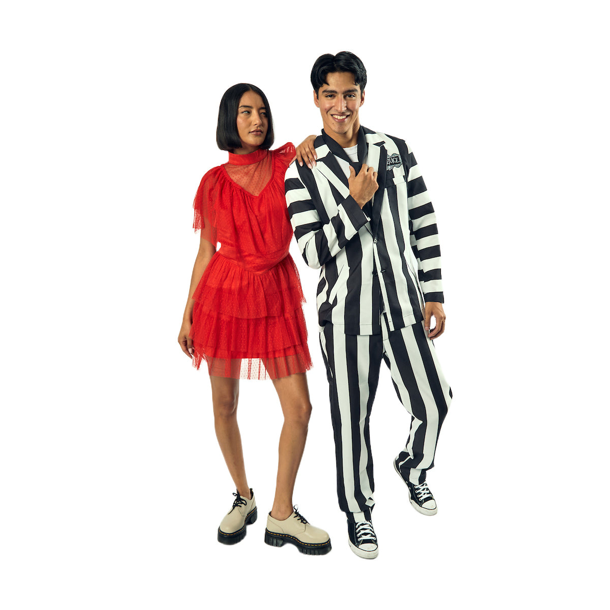 Beetlejuice Lydia Deetz Wedding Gown Women's Red Cosplay Dress