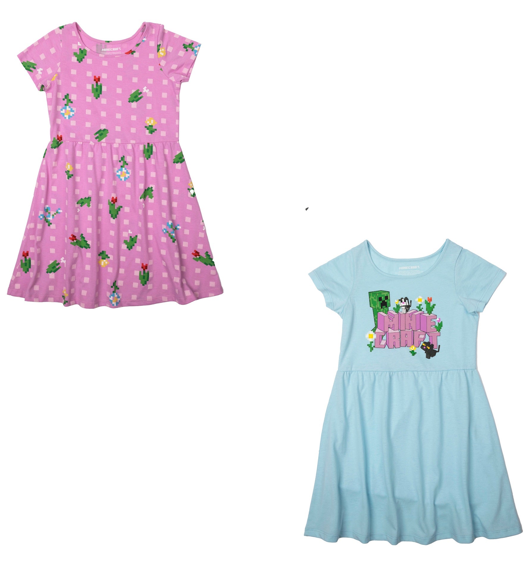 Minecraft 2 Pack Dresses for Youth Girls