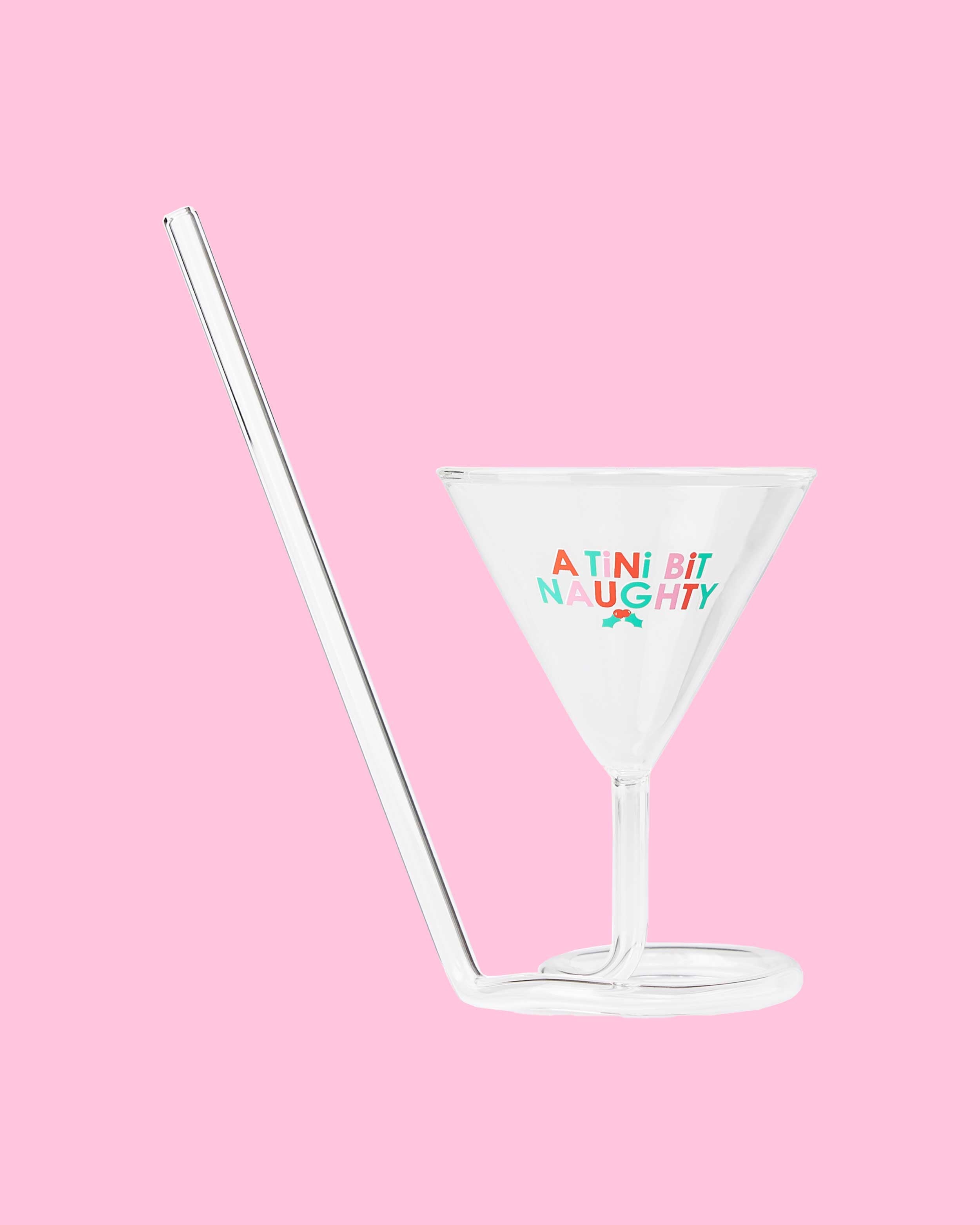A Tini Bit Naughty 4 Oz Martini Glass Novelty Sipper Cup