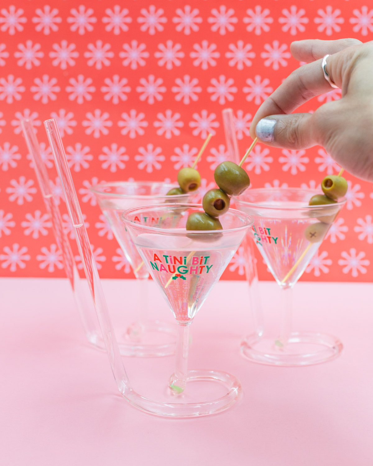 A Tini Bit Naughty 4 Oz Martini Glass Novelty Sipper Cup
