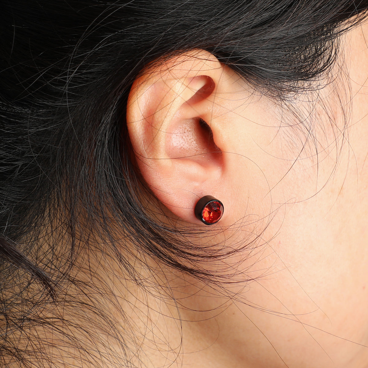 Ghostface Oversized Character and Stud Earrings Set