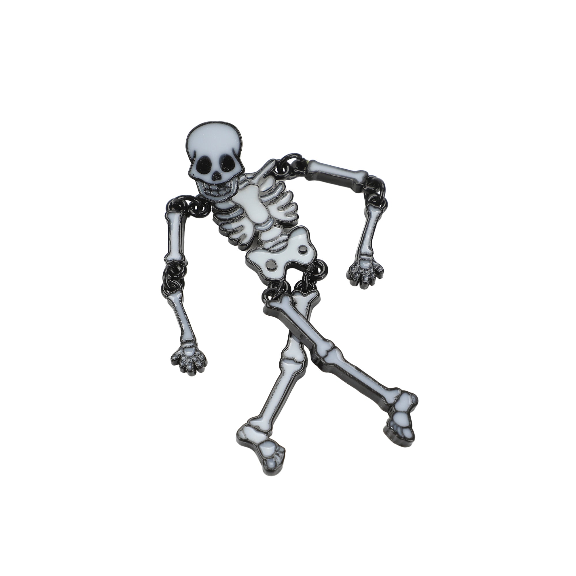 Halloween Glow-In-The-Dark Skeleton Earrings