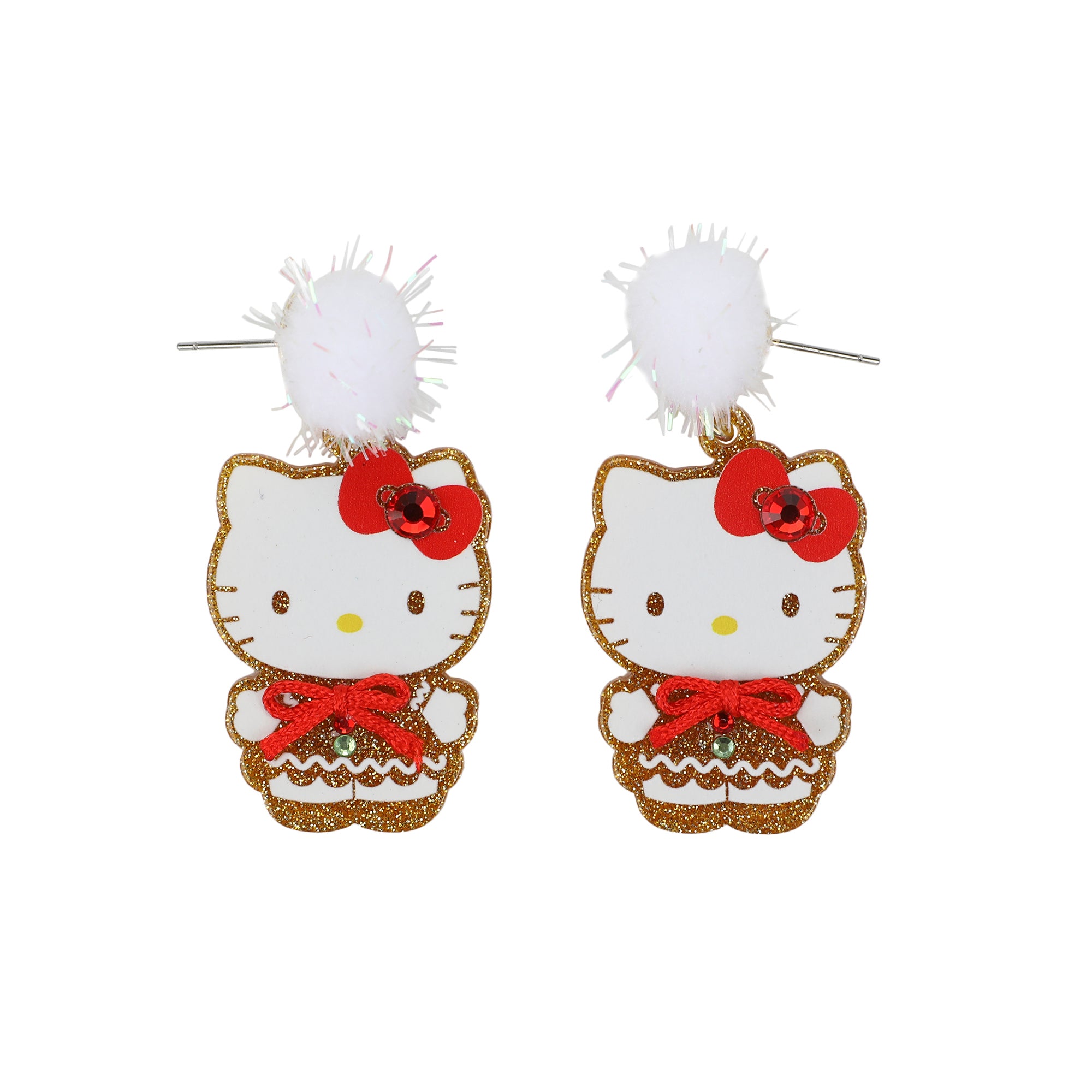 Hello kitty & Friends Christmas Outfits 3-Pair Earring Set