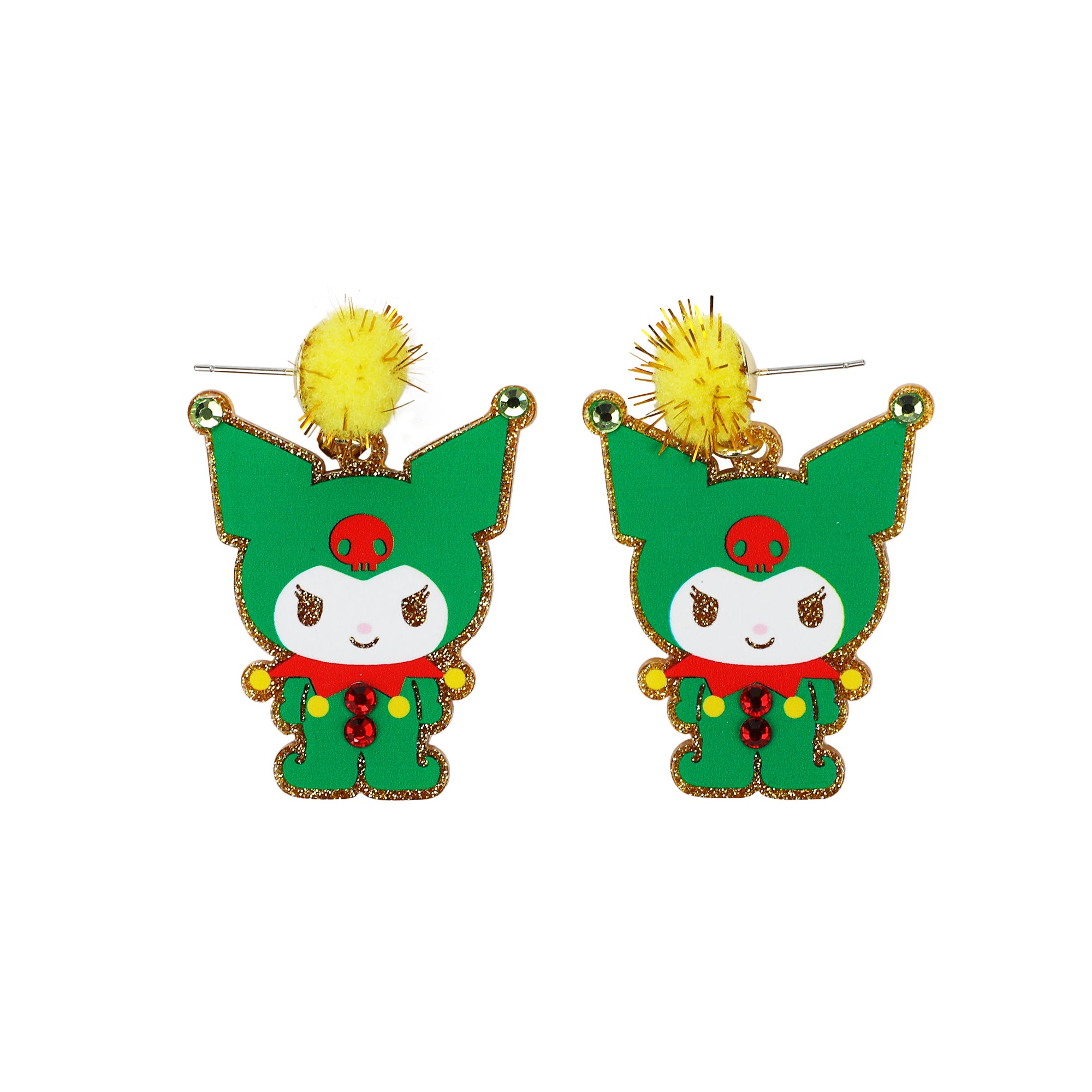 Hello kitty & Friends Christmas Outfits 3-Pair Earring Set