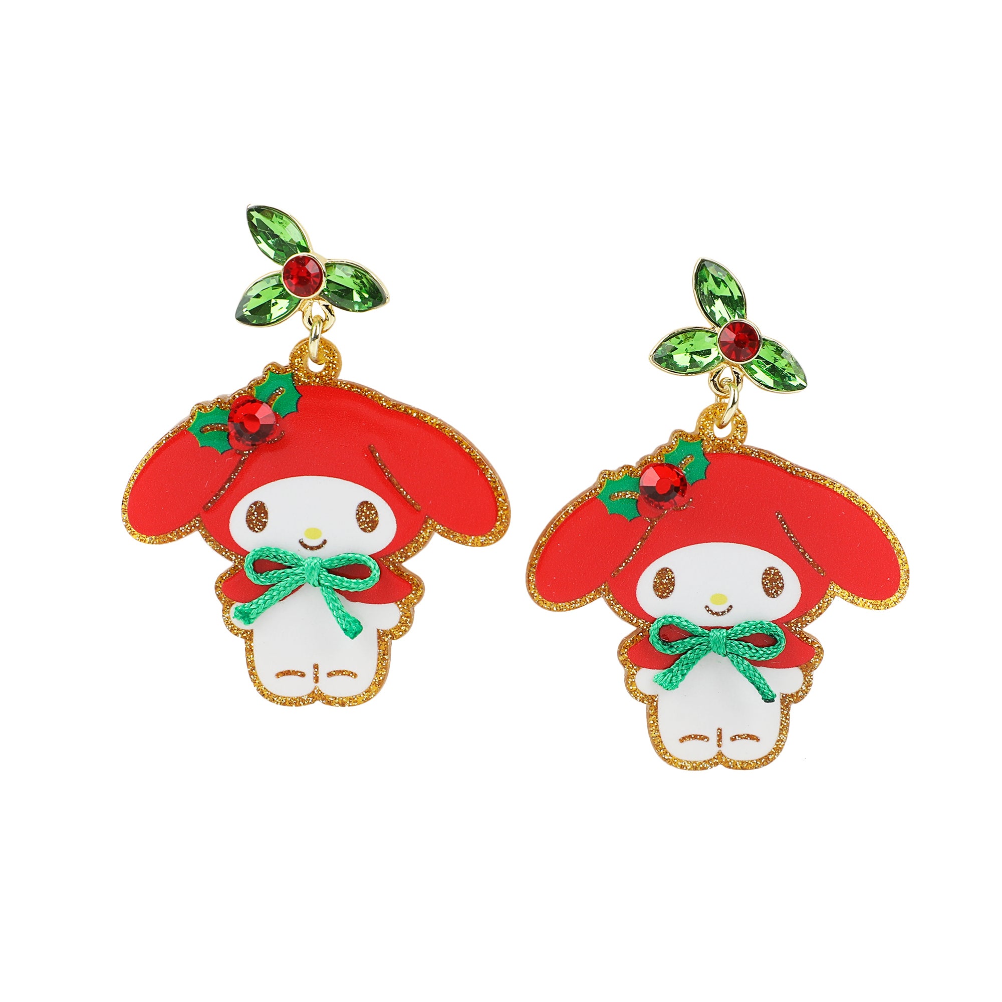 Hello kitty & Friends Christmas Outfits 3-Pair Earring Set
