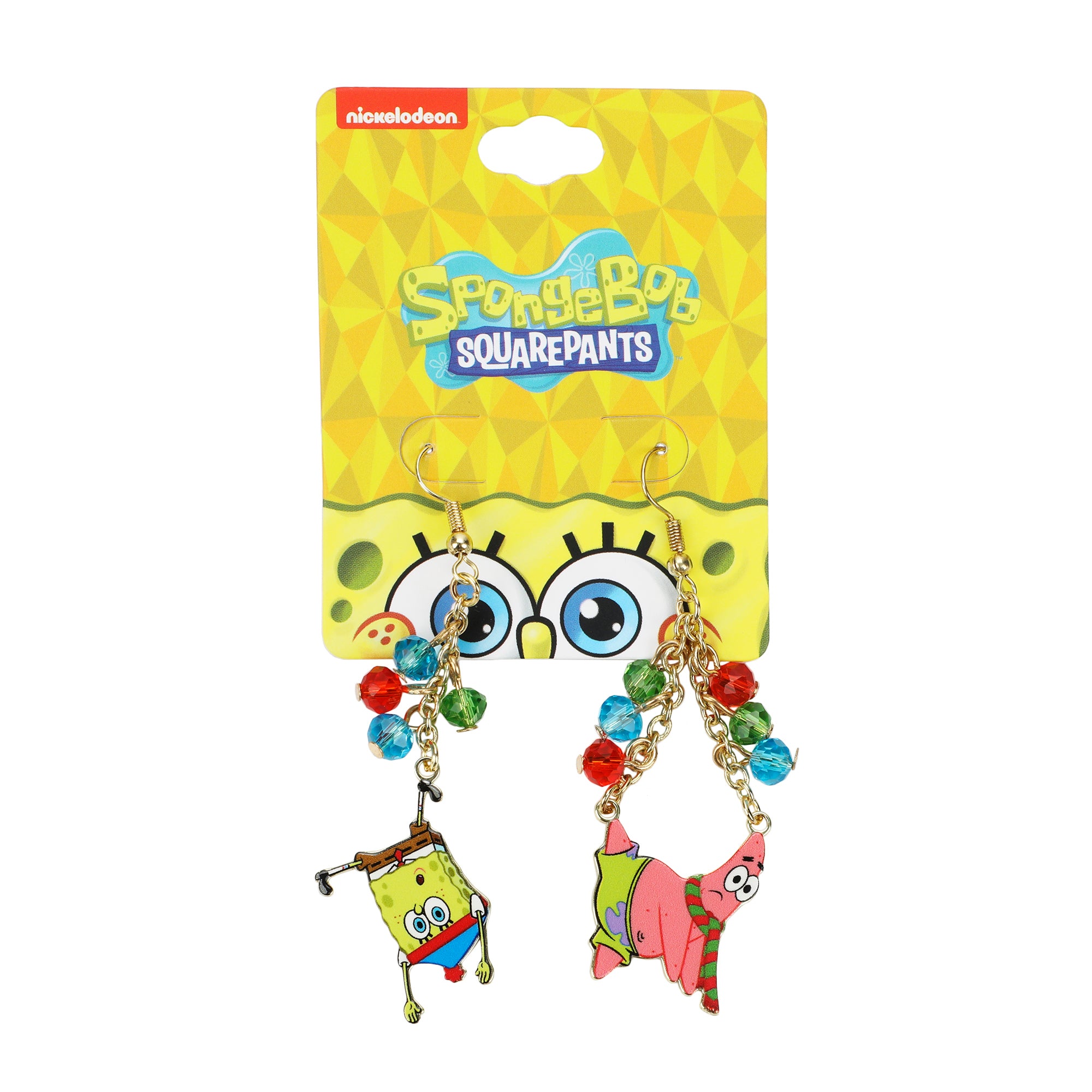 Spongebob Squarepants Character Christmas Lights Earrings