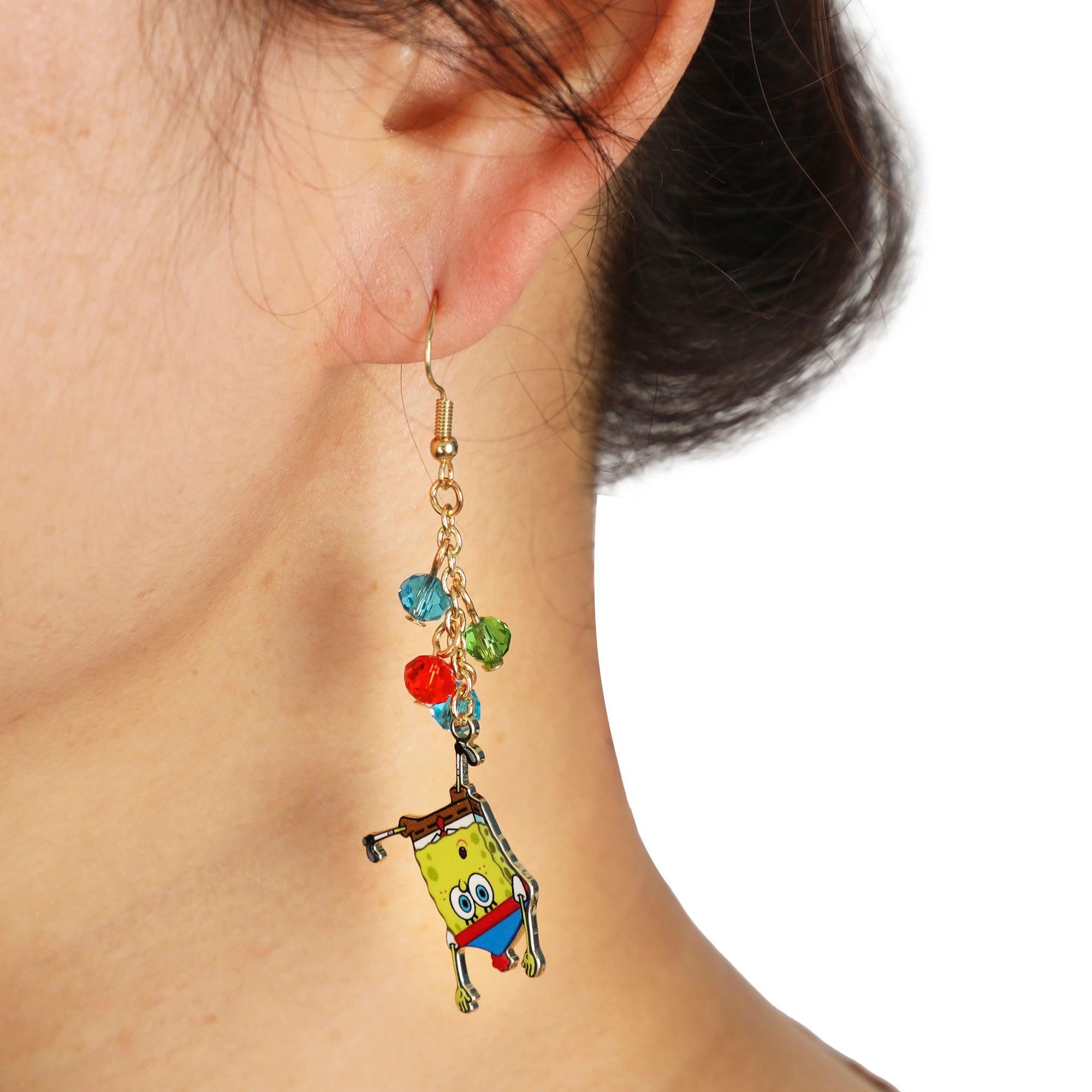 Spongebob Squarepants Character Christmas Lights Earrings