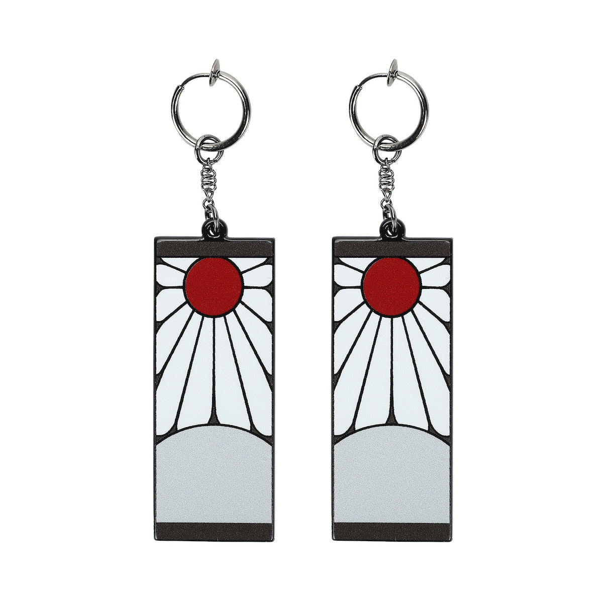 Demon Slayer Tanjiro Hanafuda’s Rising Sun Earrings Set