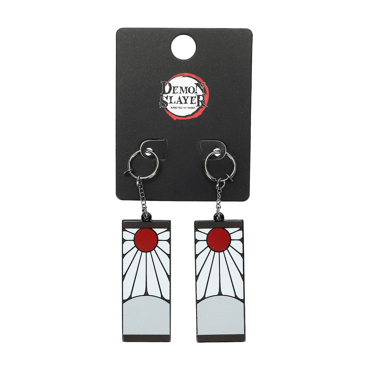 Demon Slayer Tanjiro Hanafuda’s Rising Sun Earrings Set