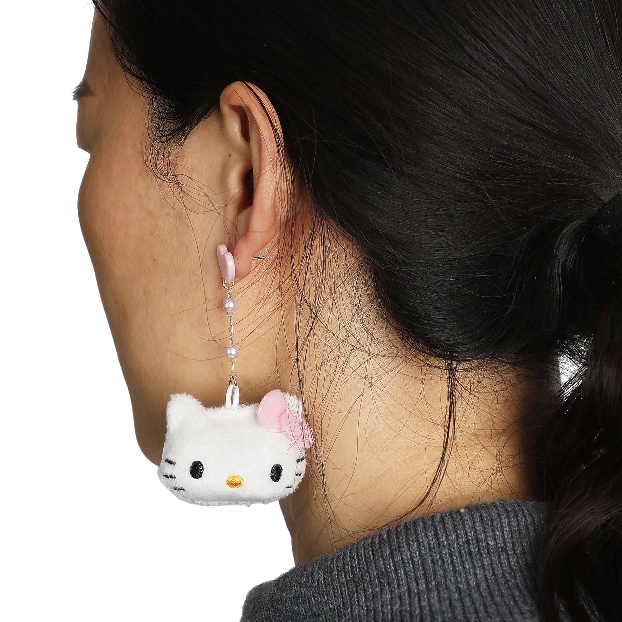 Hello Kitty Plush Earrings