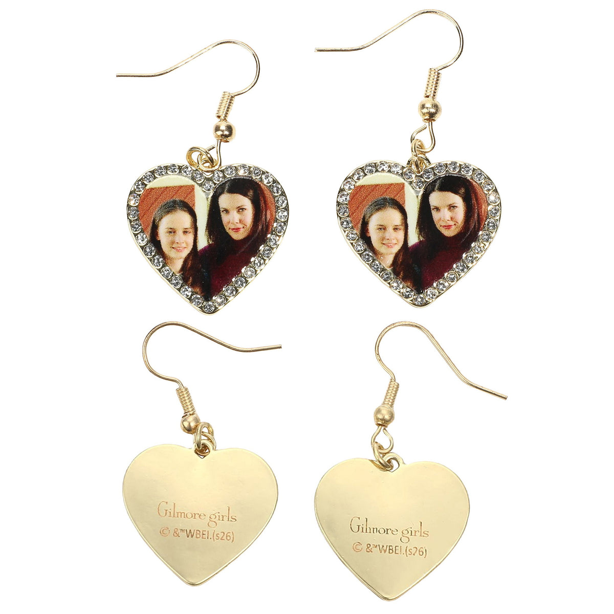 Gilmore Charm Adult Earring Pack with Gold Enamel Details