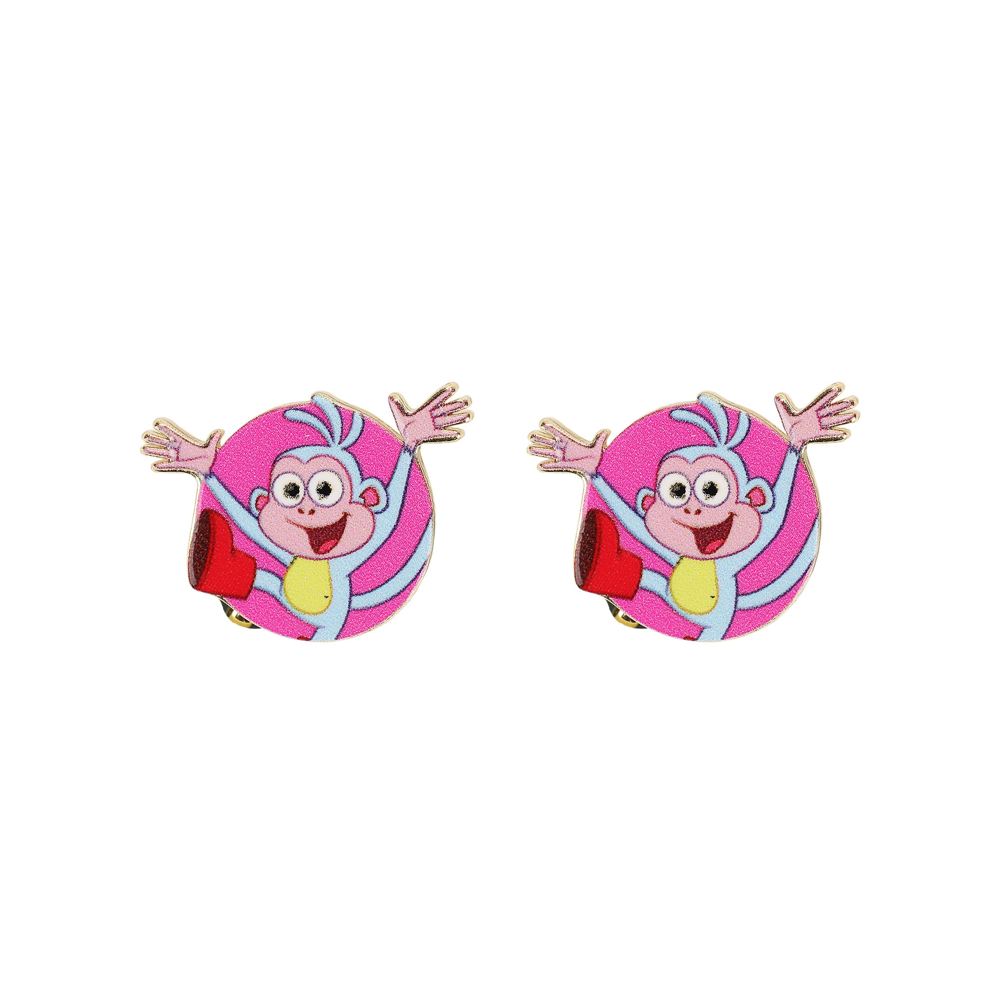 Dora The Explorer Character Shapes 8-Pair Earring Set