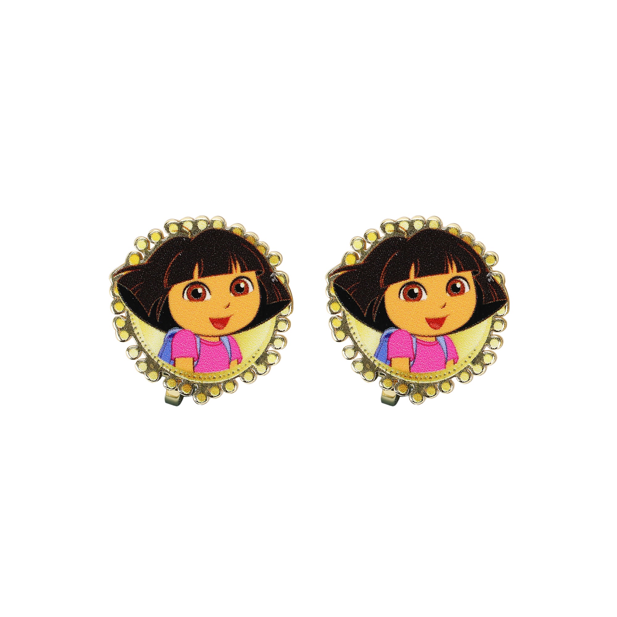 Dora The Explorer Character Shapes 8-Pair Earring Set