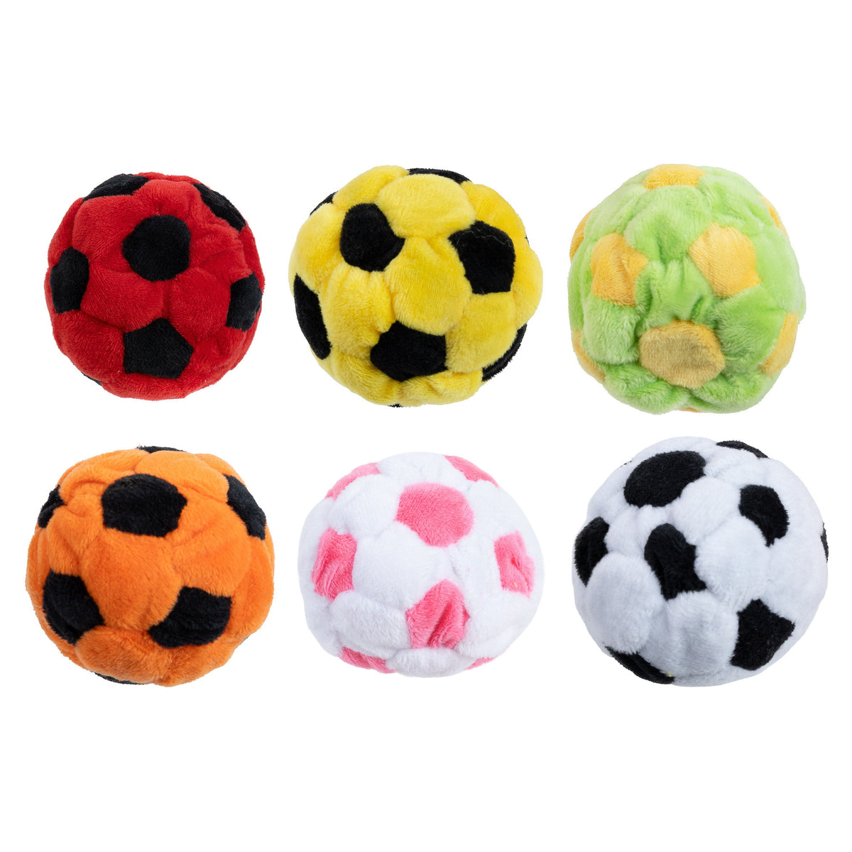 Multicolor Silky Fleece Soccer Ball Footbag for Adults