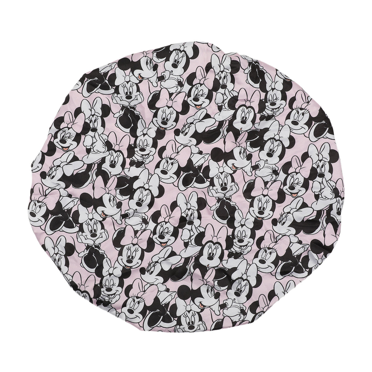 Disney Minnie Mouse All-Over Print Pink Satin Bonnet