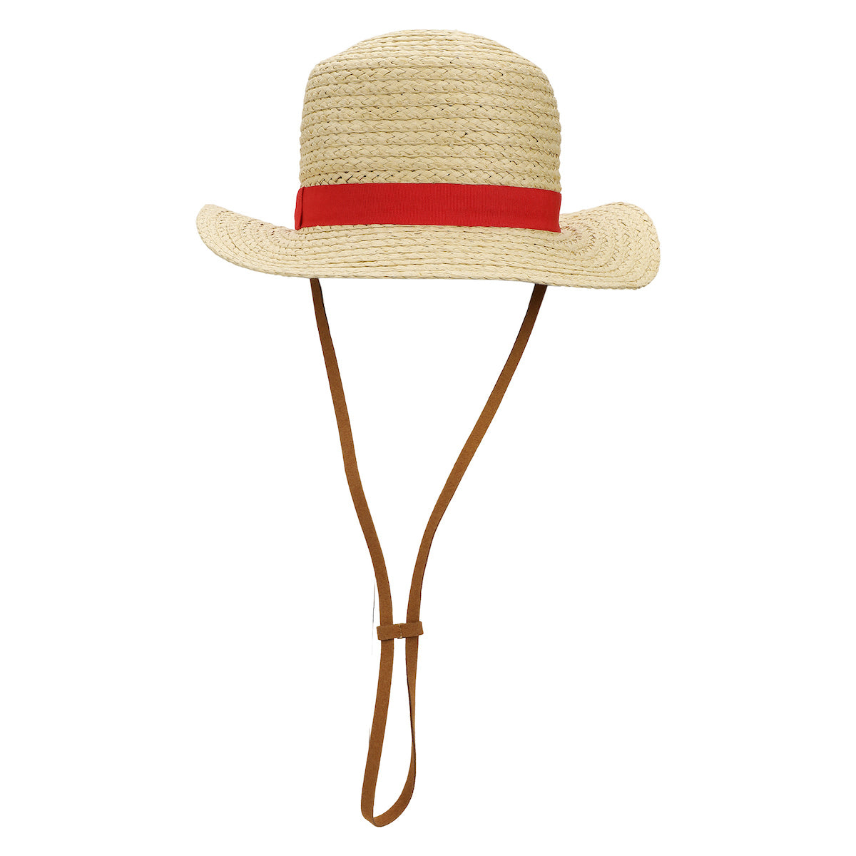 One Piece Luffy Cosplay Straw Bucket Hat With Chin Rope