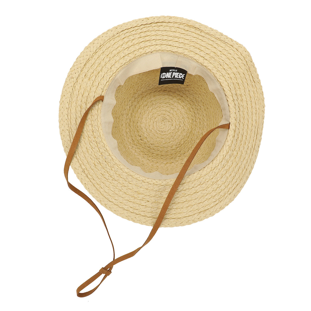 One Piece Luffy Cosplay Straw Bucket Hat With Chin Rope