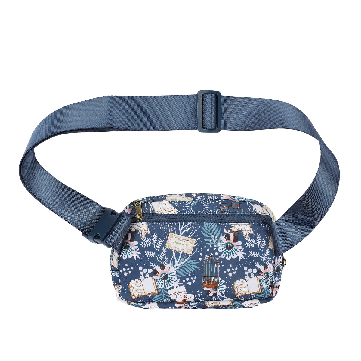 Harry Potter Hedwig & Hogwarts Letter AOP Adult Fanny Pack Sling Bag