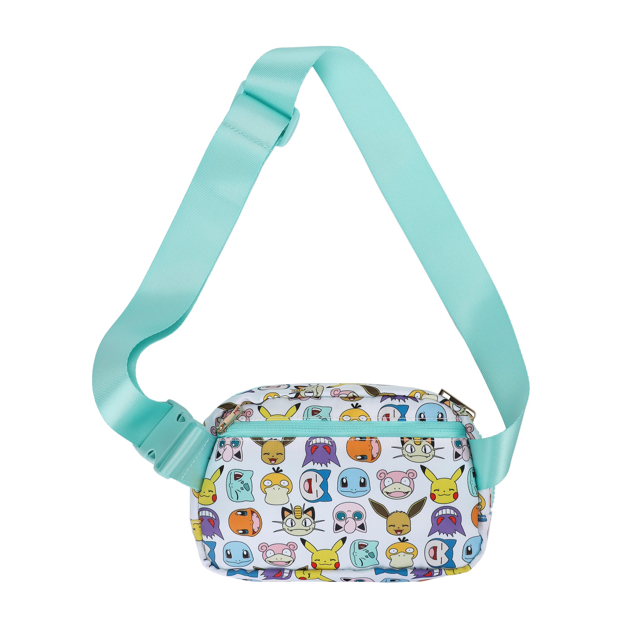 Pokémon Character Collage Crossbody Bag with Adjustable Strap