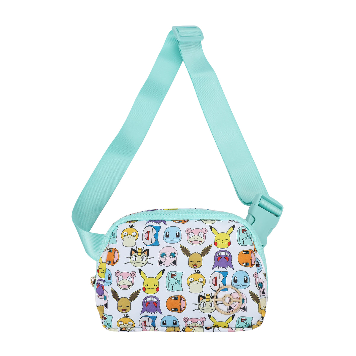 Pokémon Character Collage Crossbody Bag with Adjustable Strap