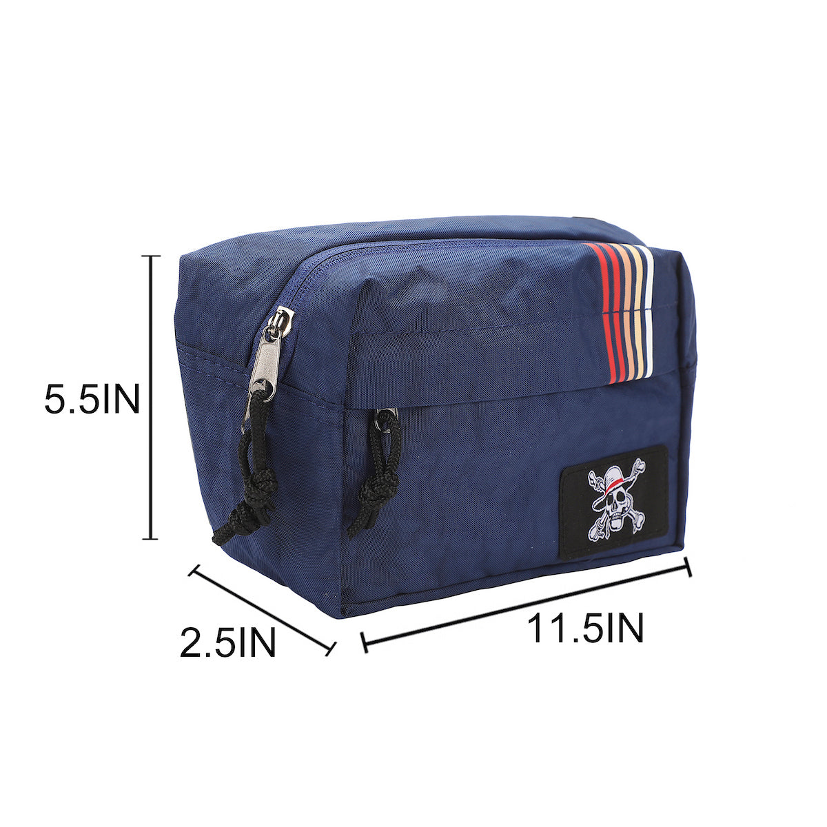 One Piece Live Action Straw Hat Pirates Logo 11.5” Navy Fanny Pack