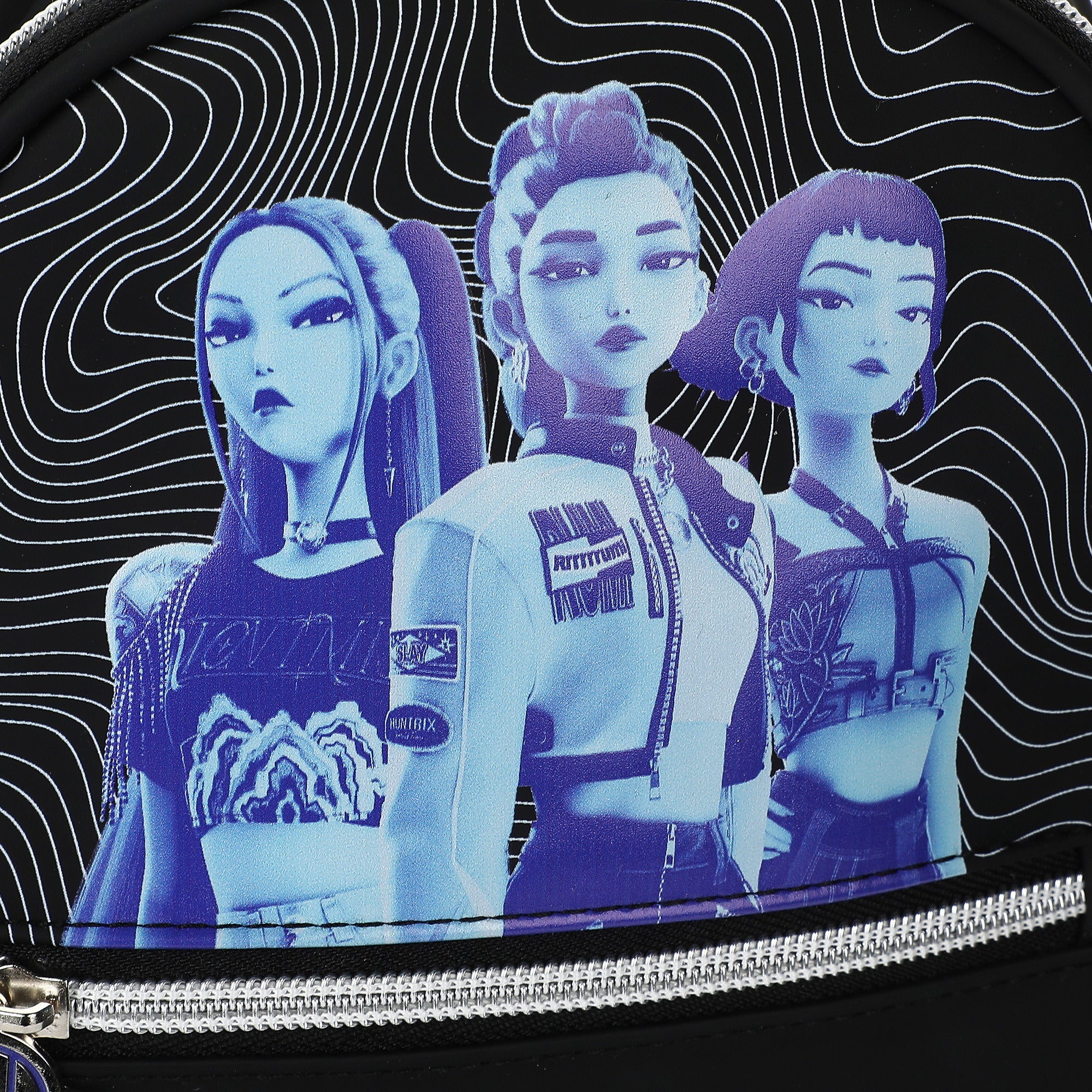 KPop Demon Hunters Huntrix 9.25" Fanny Pack Sling Bag for Adults