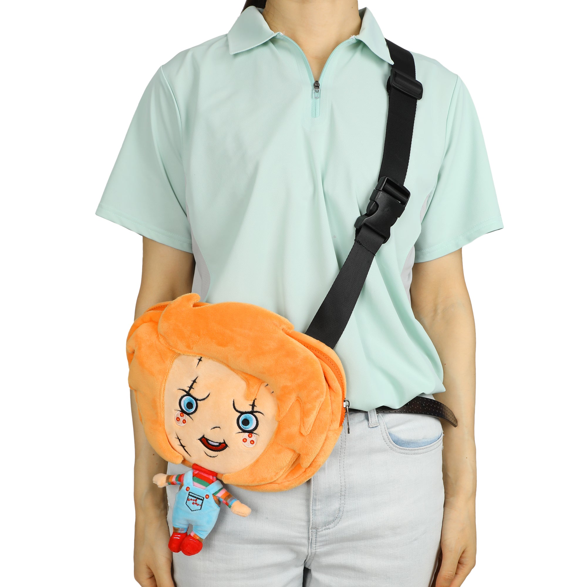 Child's Play Chucky 9.5" Festie Bestie Plush  Crossbody Hand Bag