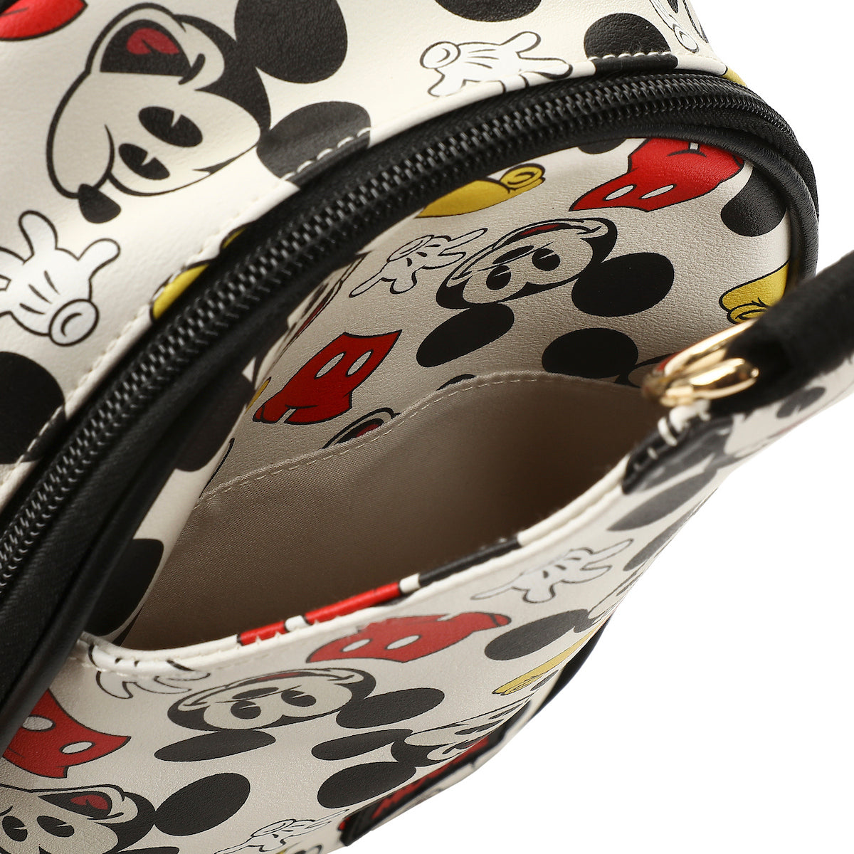 Disney Mickey Mouse All-Over Print White 7.4" Sling Bag