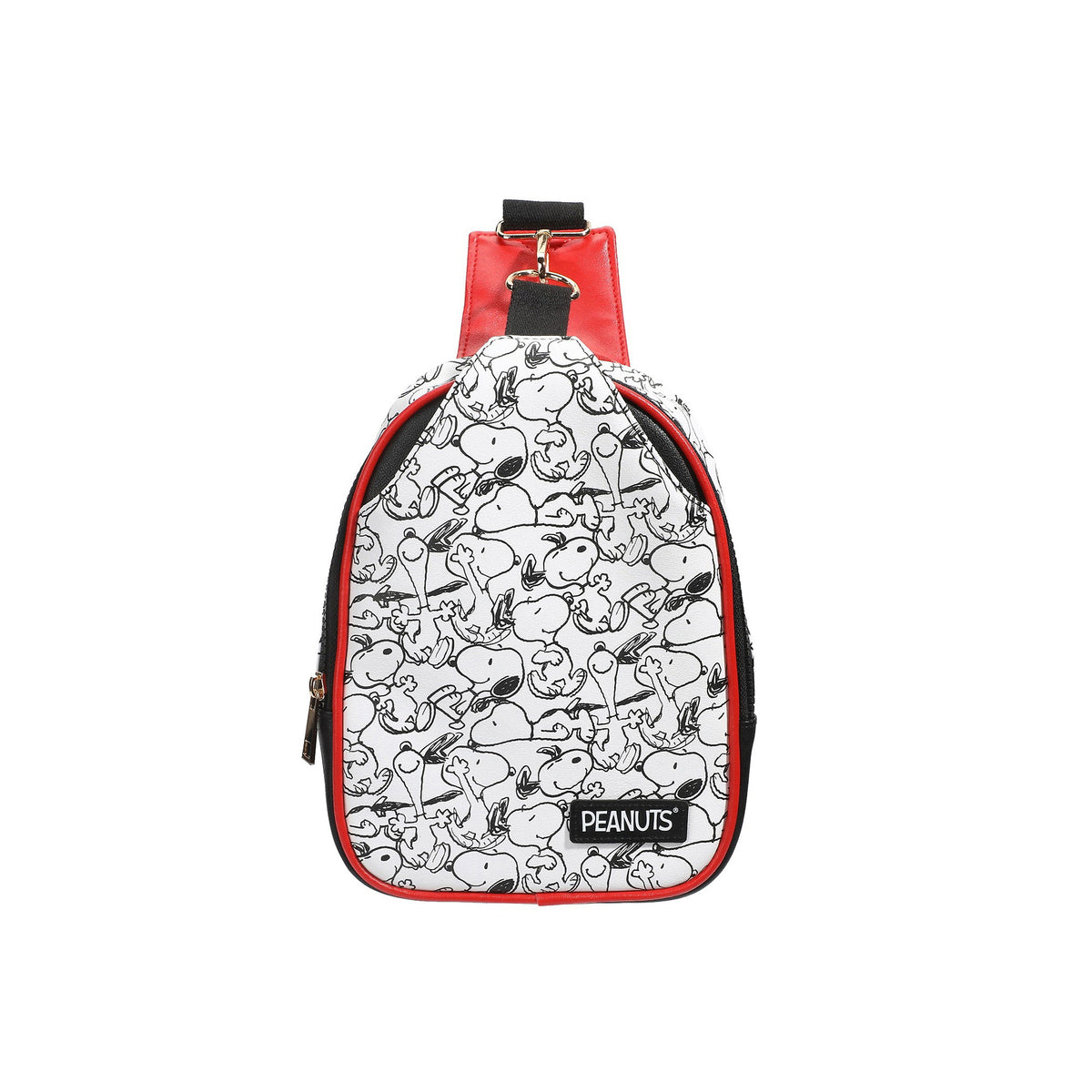 Peanuts Snoopy Fanny Pack, 9.25-Inch Sling Bag for Adults