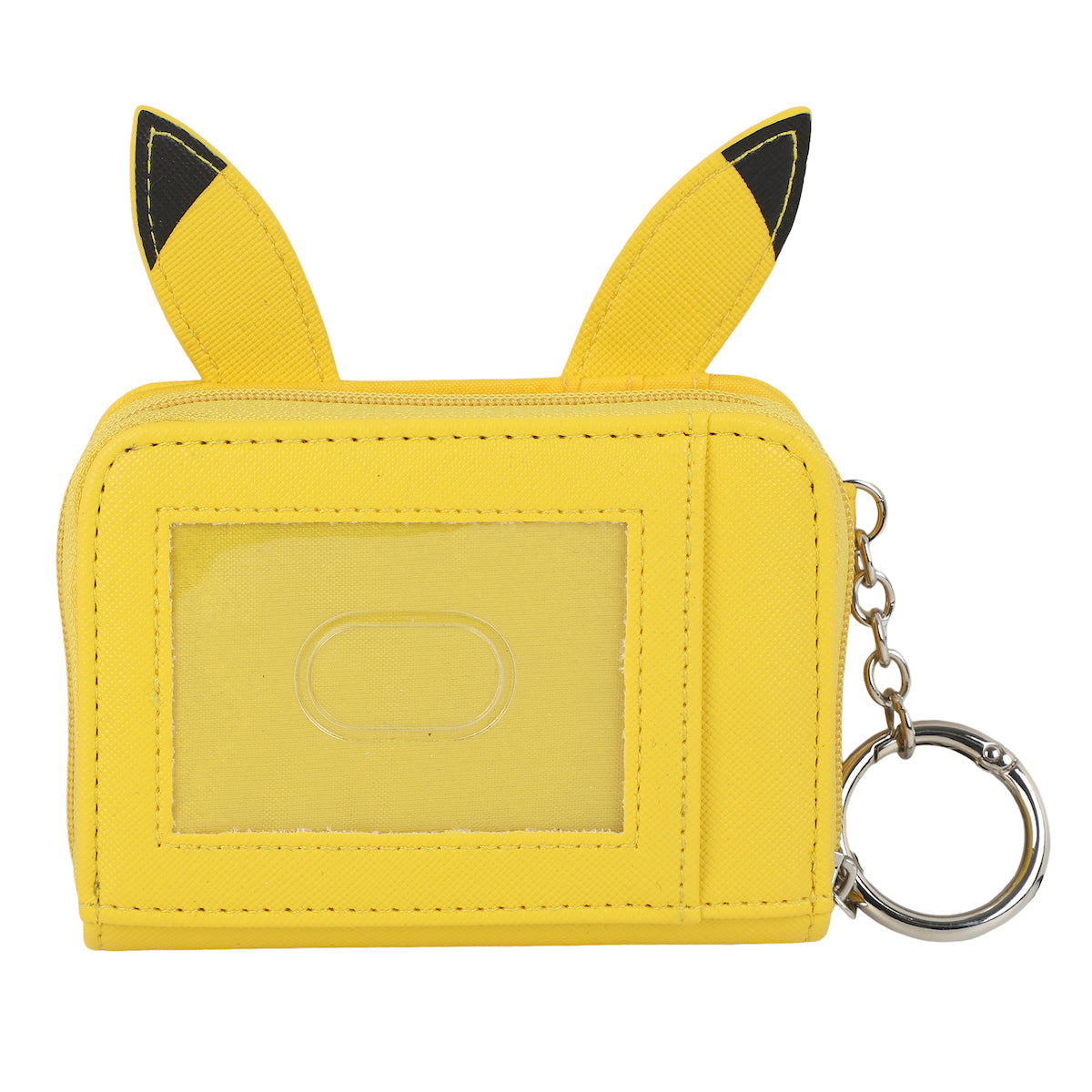 Pokemon Pikachu Face Yellow Mini Zip Around Wallet