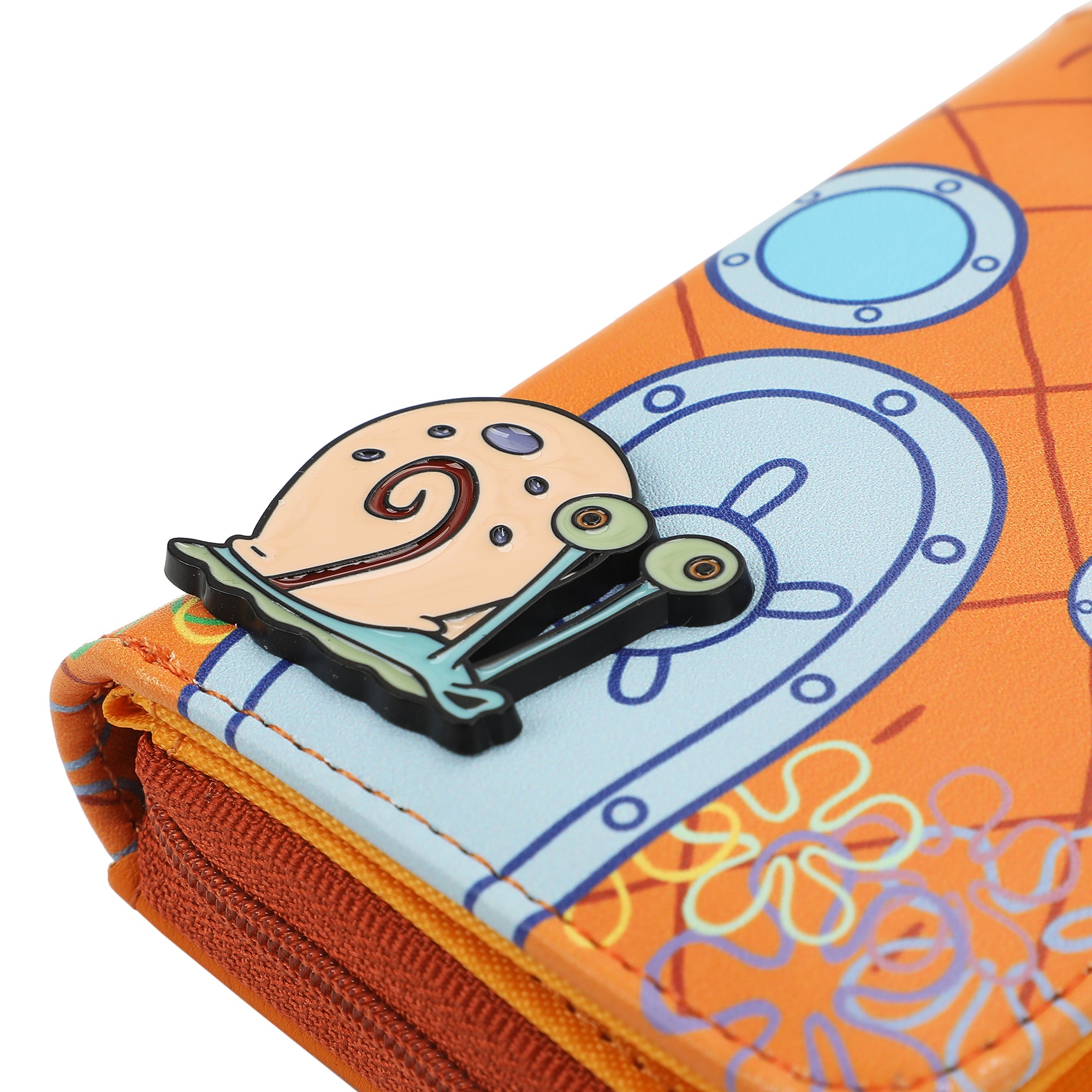 Spongebob Squarepants Pineapple House 4.5" Women's Zip Around Card Wallet