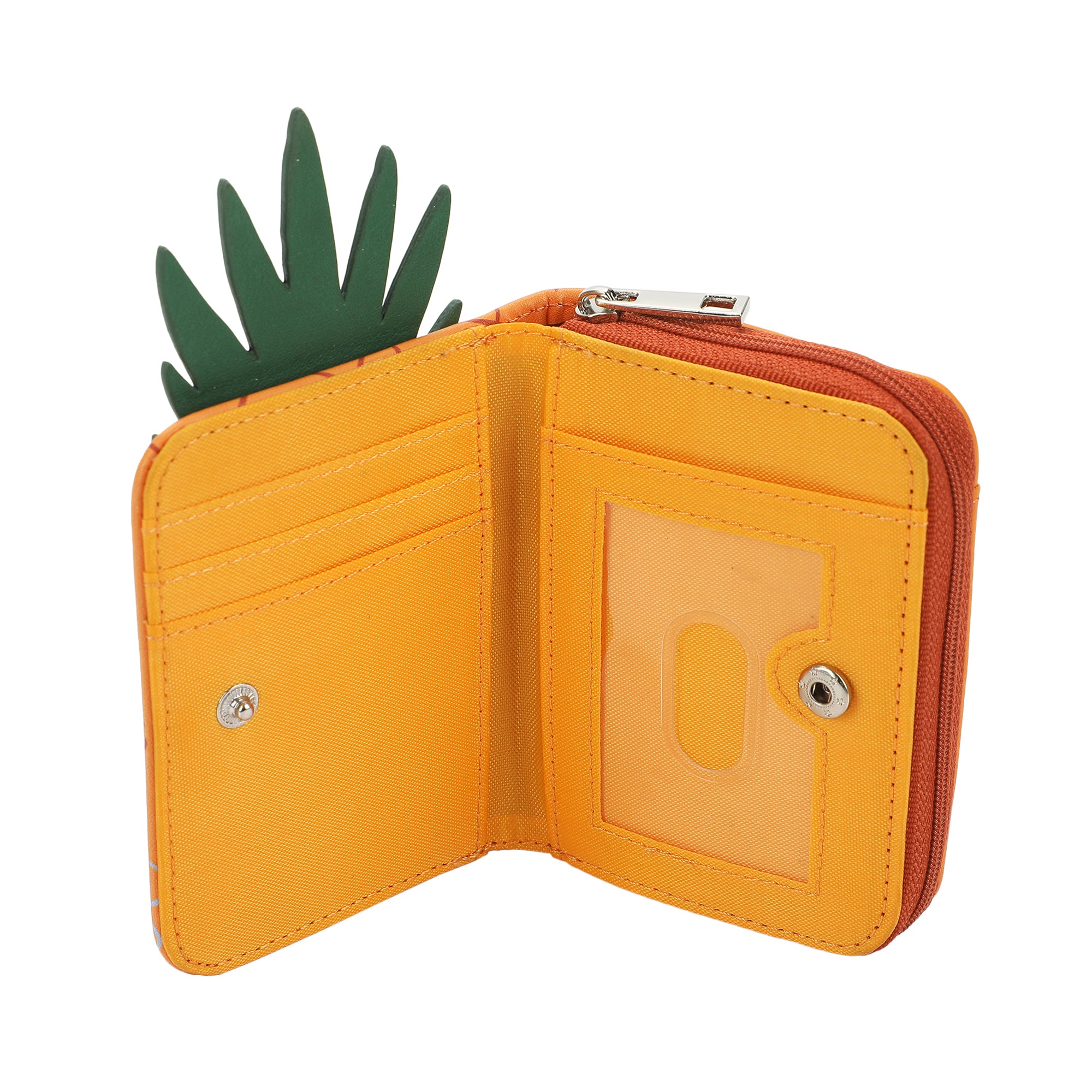 Spongebob Squarepants Pineapple House 4.5" Women's Zip Around Card Wallet