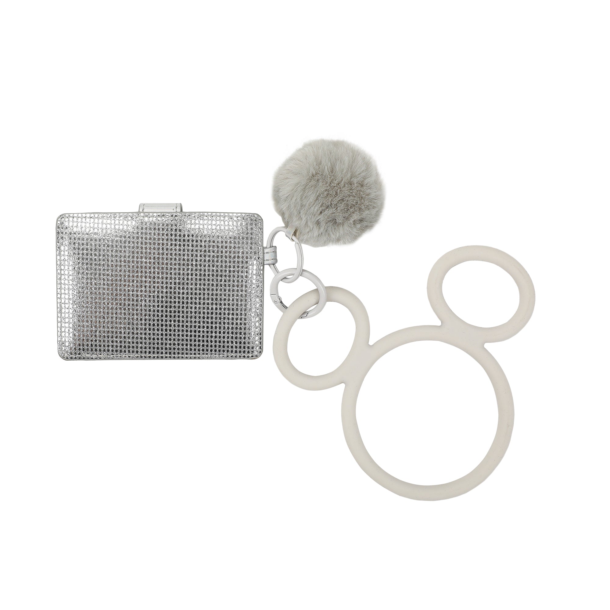 Disney Mickey Mouse Gray 4" Wristlet Wallet