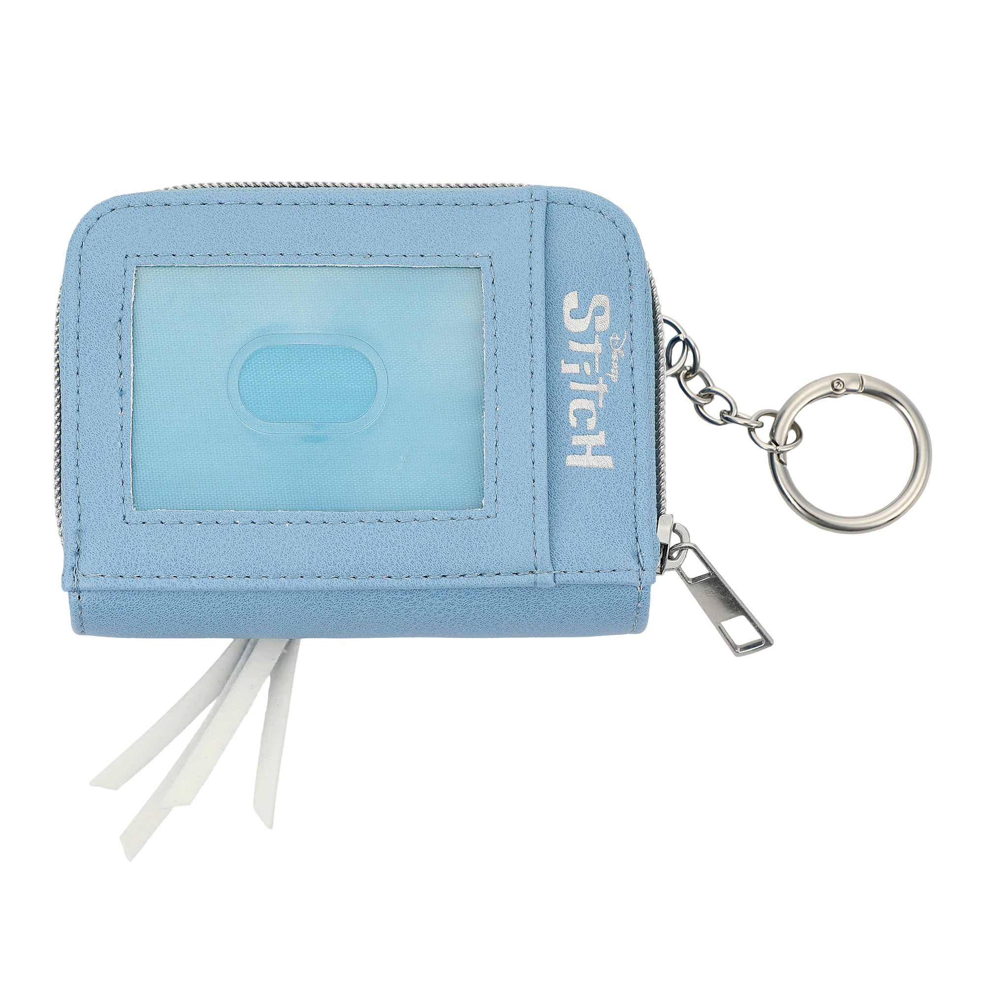 Lilo & Stitch Metal Stitch & Tassel Blue 4.5" Wallet