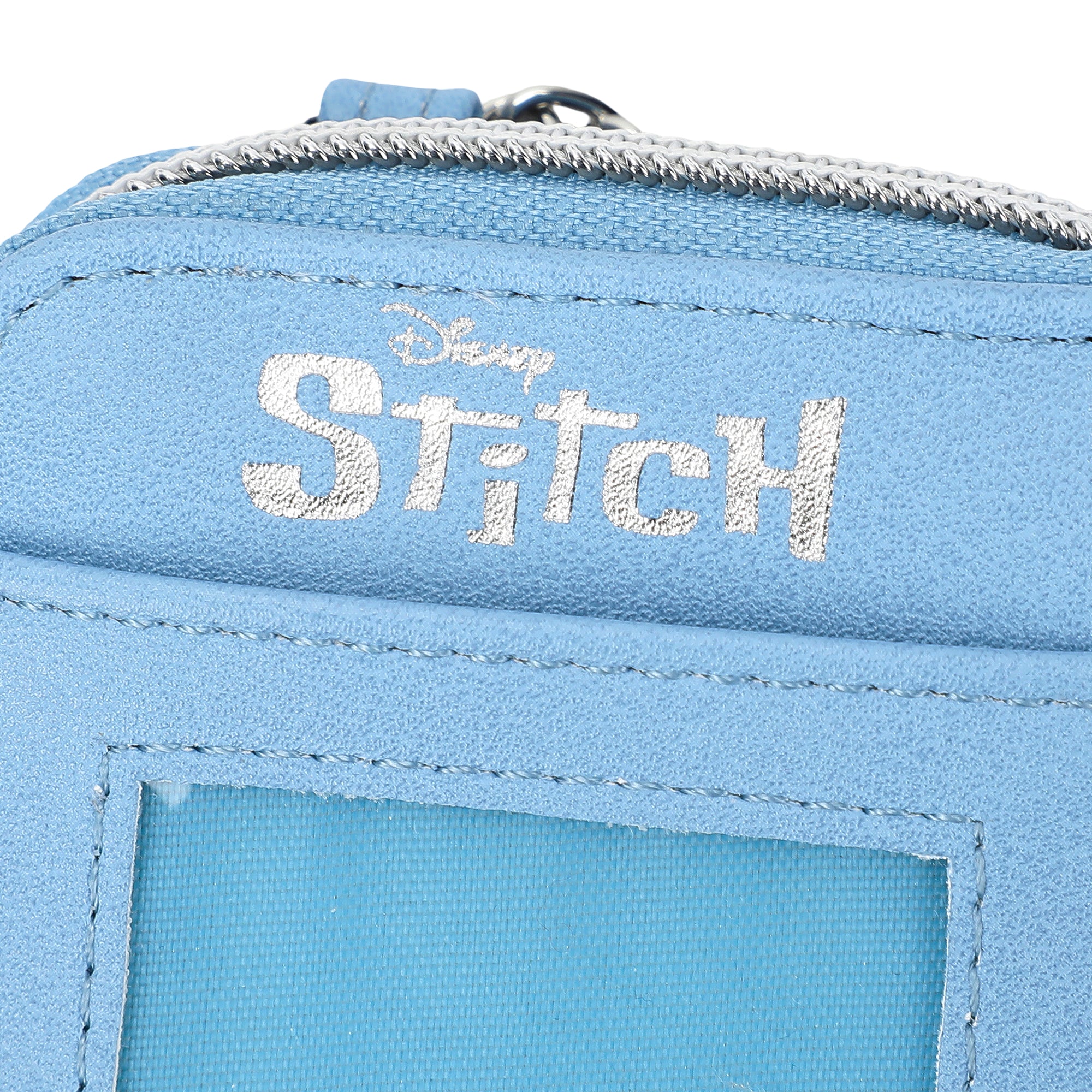 Lilo & Stitch Metal Stitch & Tassel Blue 4.5" Wallet