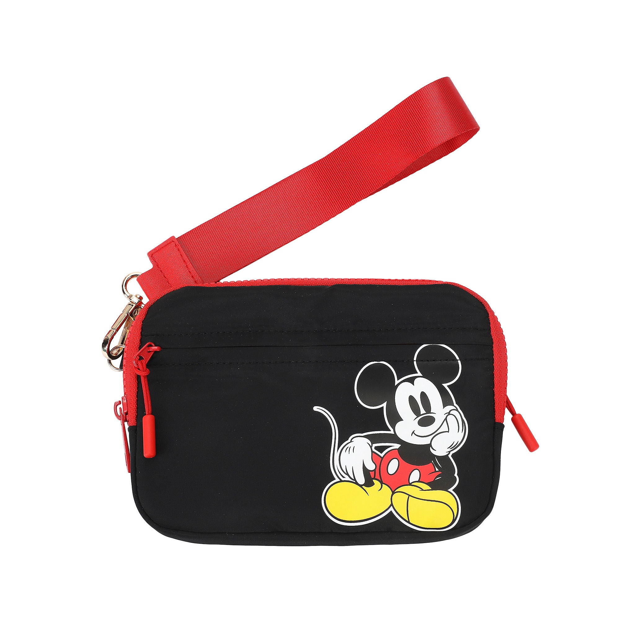 Mickey Mouse Classic Women's 5" Wallet with Woven Strap