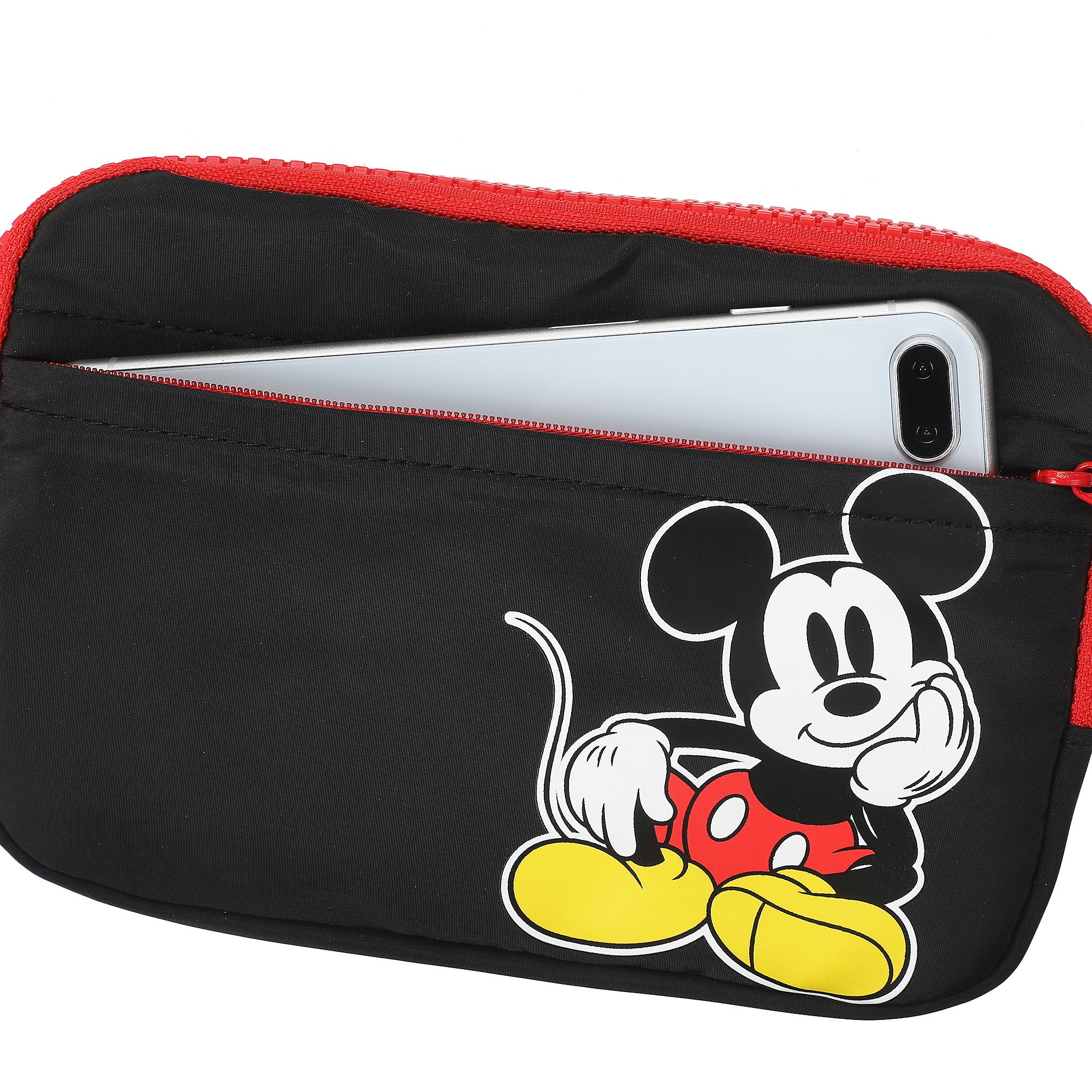 Mickey Mouse Classic Women's 5" Wallet with Woven Strap