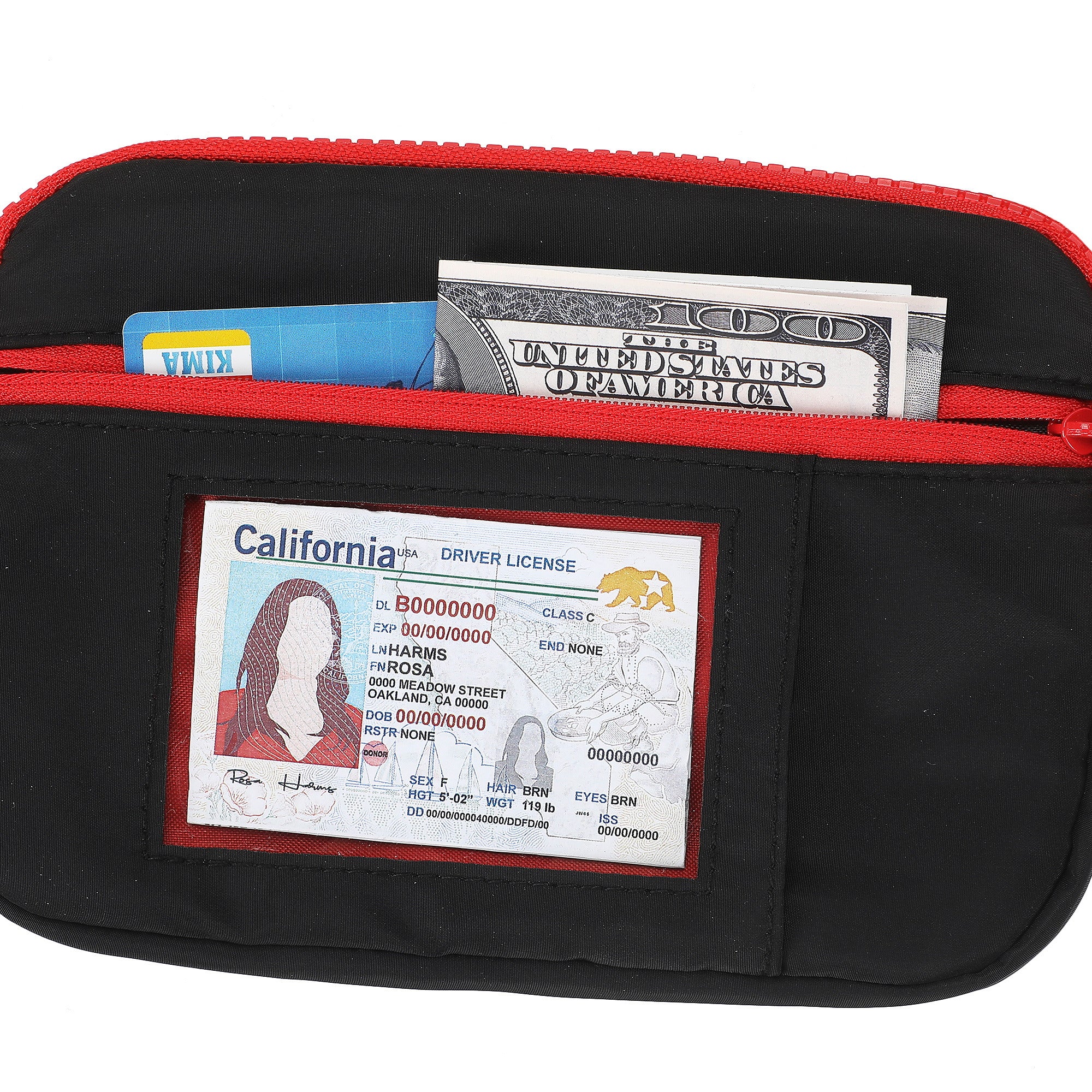 Mickey Mouse Classic Women's 5" Wallet with Woven Strap