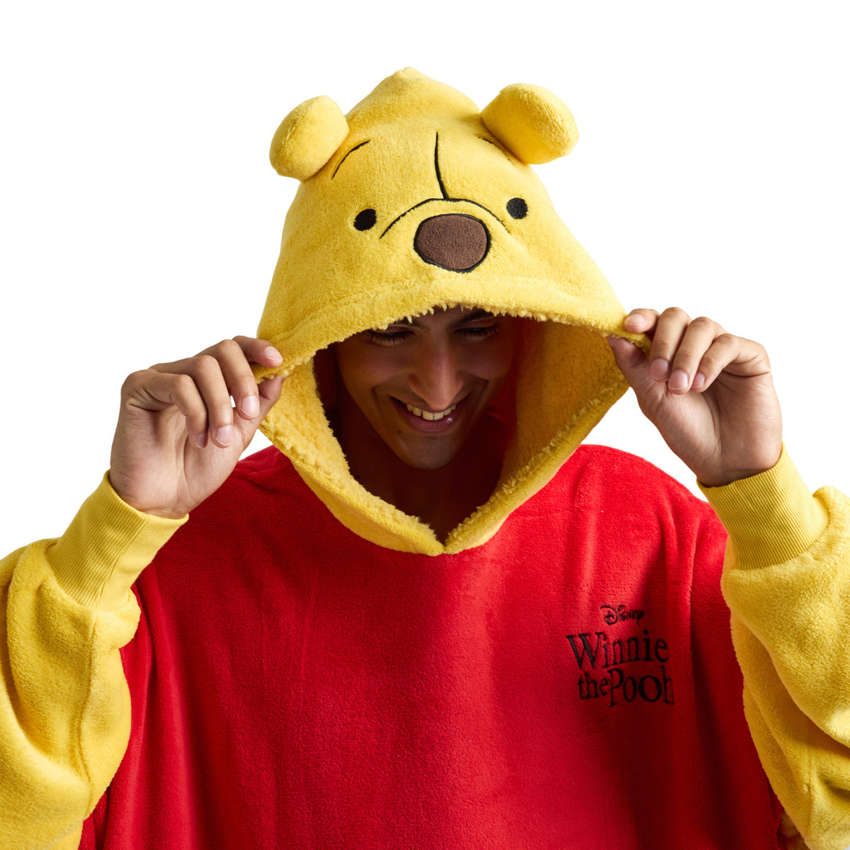 Winnie The Pooh Cosplay Oversized Sleep Hoodie For Adults-One Size