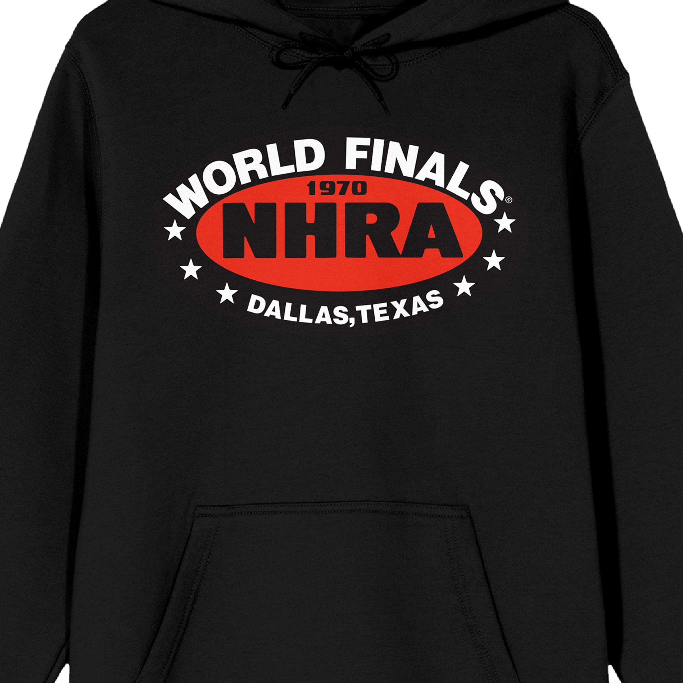 National Hot Rod Association NHRA, Car, Fastest Vehicles, Vintage, SPEED FOR ALL , Dallas, Texas on Black Adult Hoodie