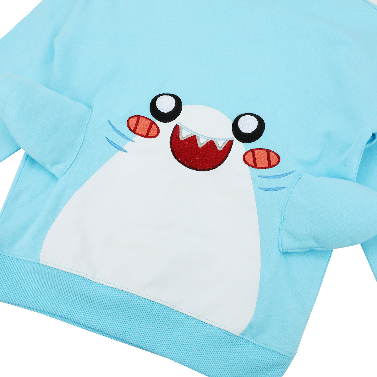 LankyBox Thicc Shark Long Sleeve Boy's Blue Cosplay Hoodie