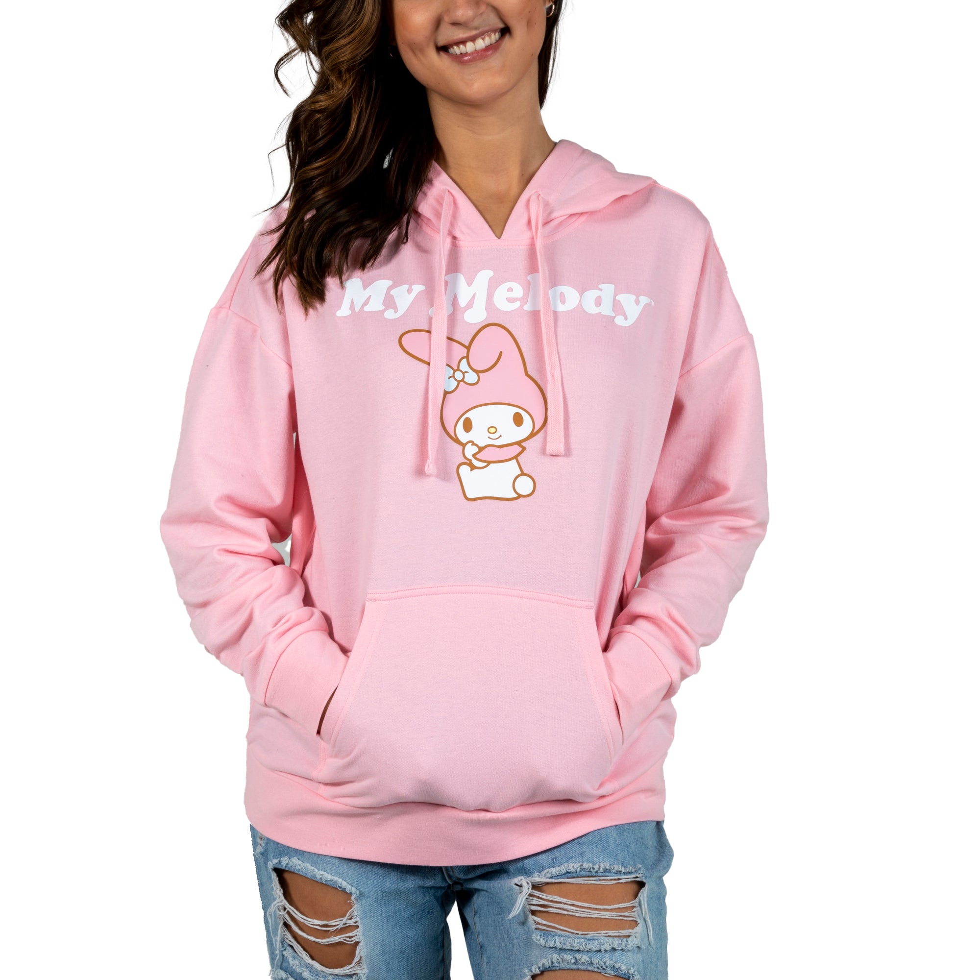 Sanrio My Melody Women's Pink Cosplay Hoodie
