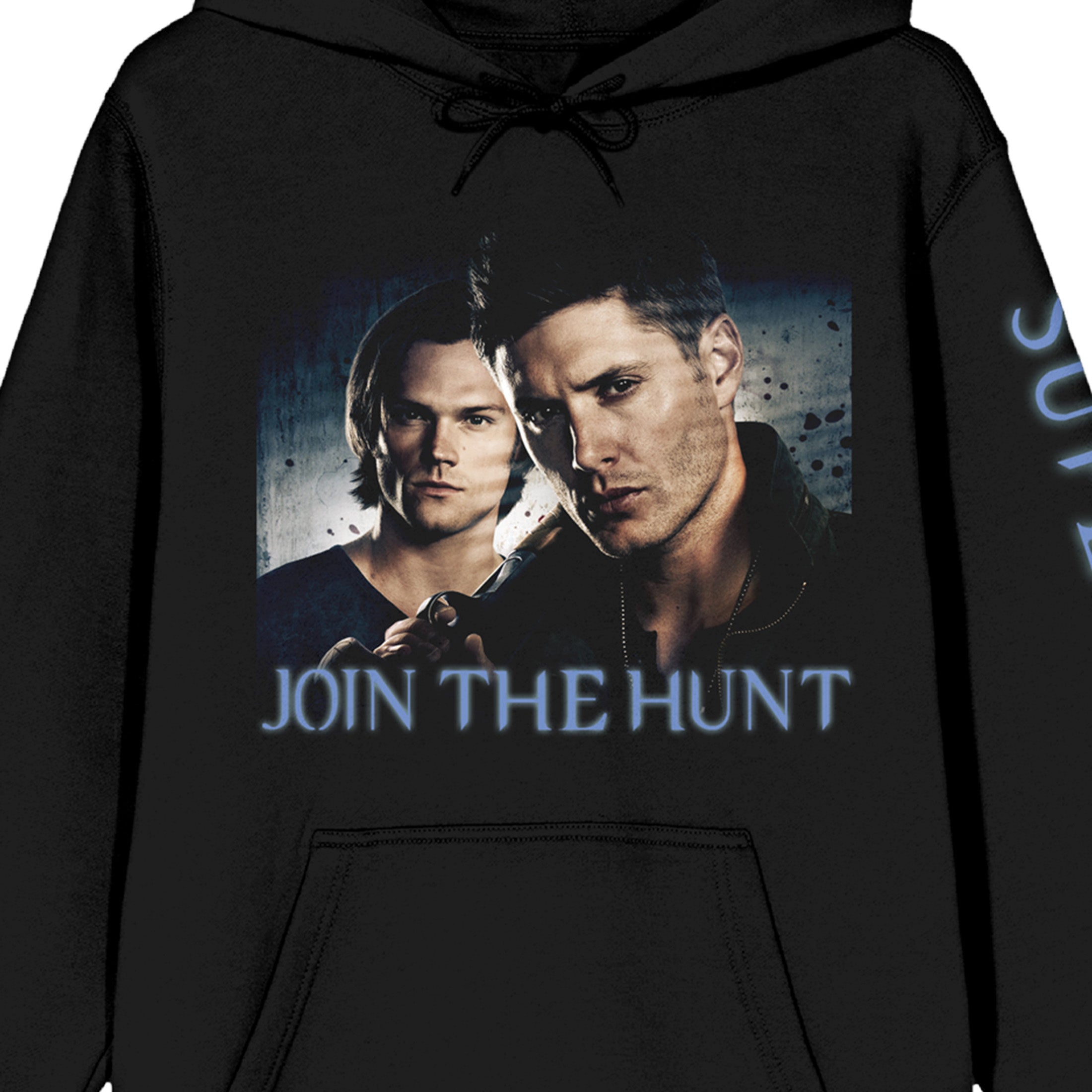 Supernatural Join the Hunt Adult Black Graphic Hoodie