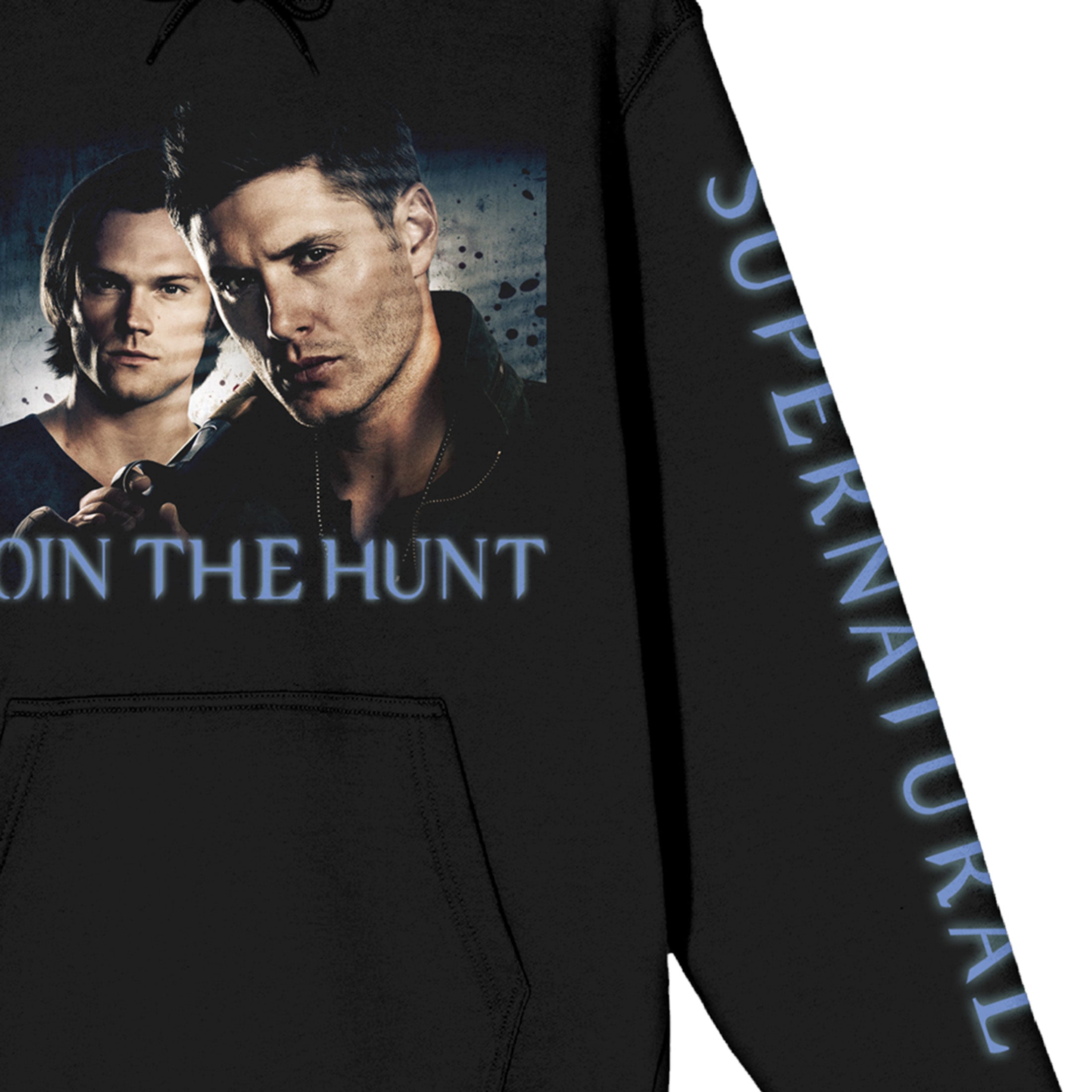 Supernatural Join the Hunt Adult Black Graphic Hoodie