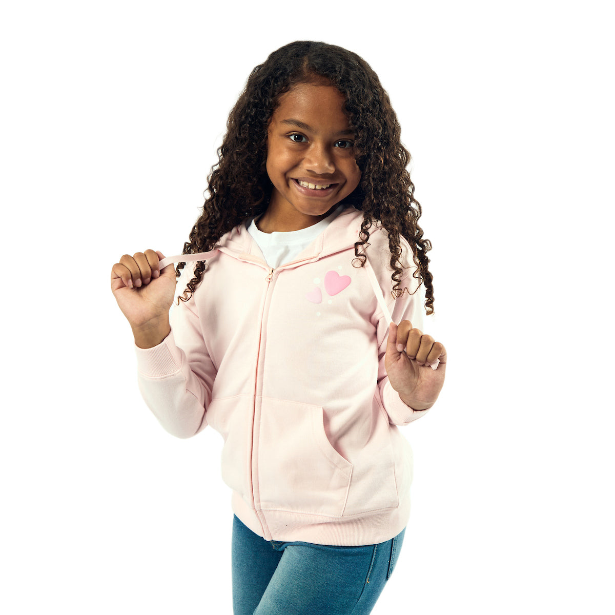 Unicorn Girl's Cradle Pink Long Sleeve Cosplay Zip-Up Hoodie