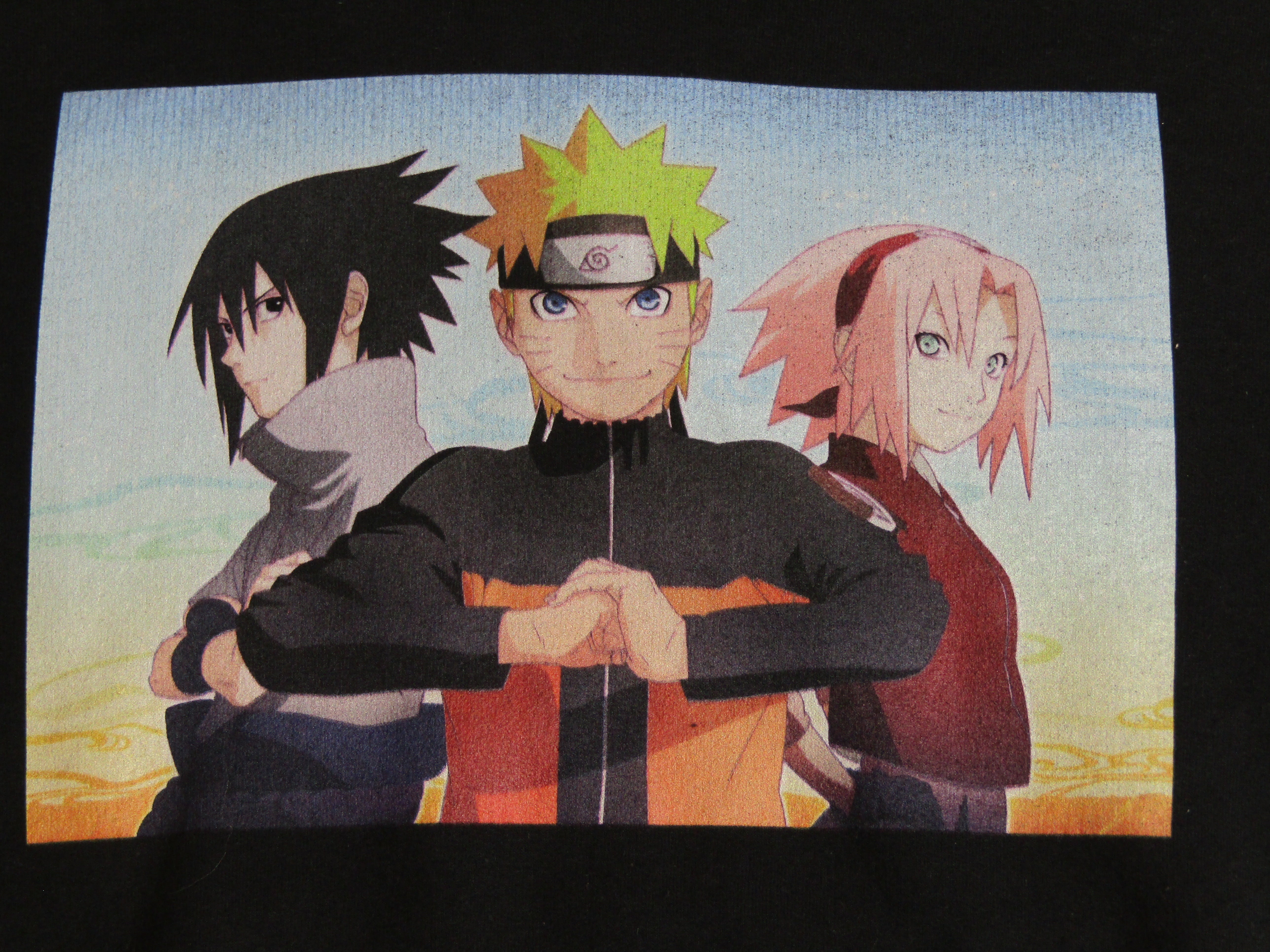 Naruto Uzumaki, Sasuke, and Sakura Long Sleeve Hoodie