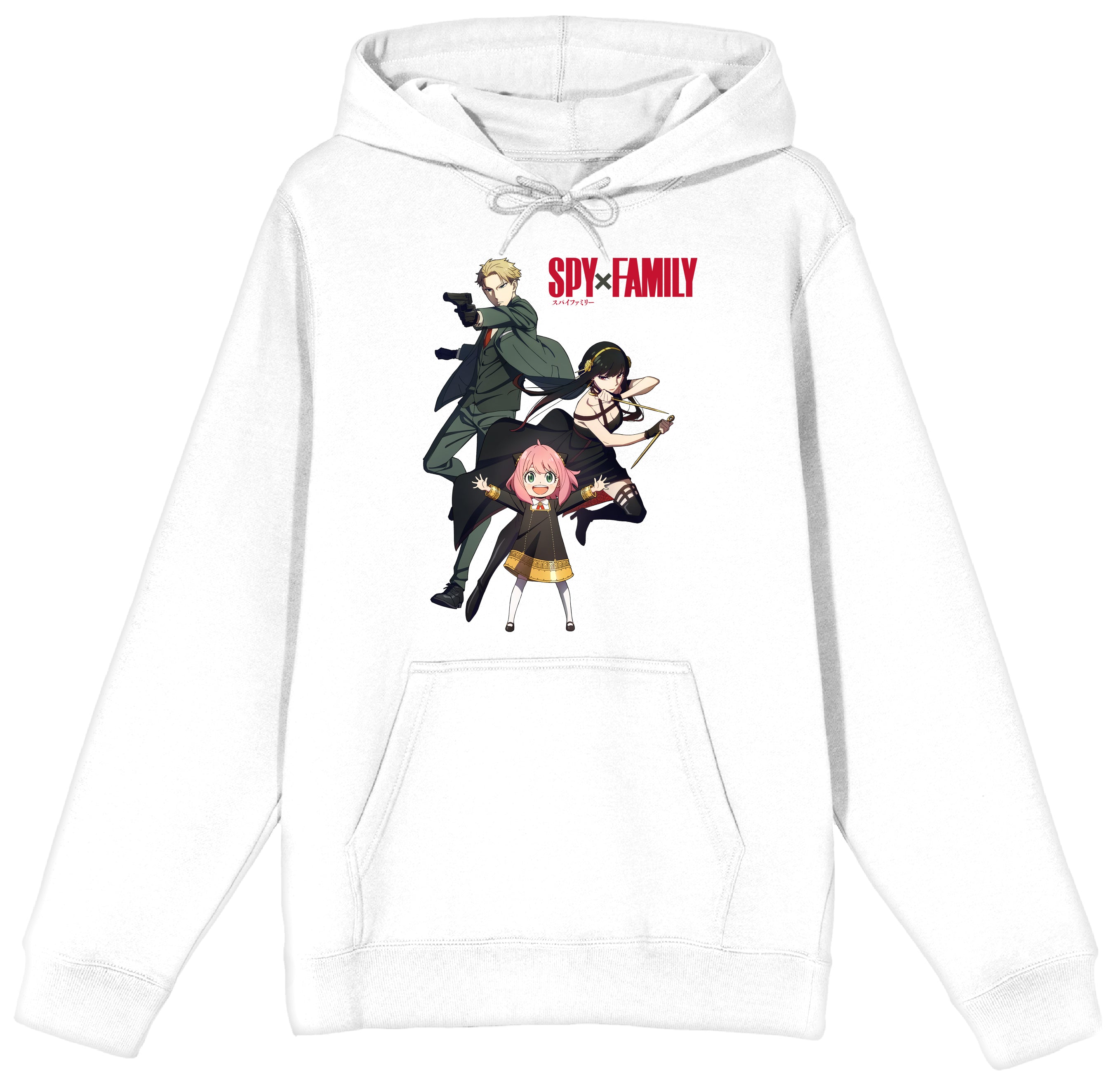 Spy X Family Forger Family Men's White Sweatshirt-Medium