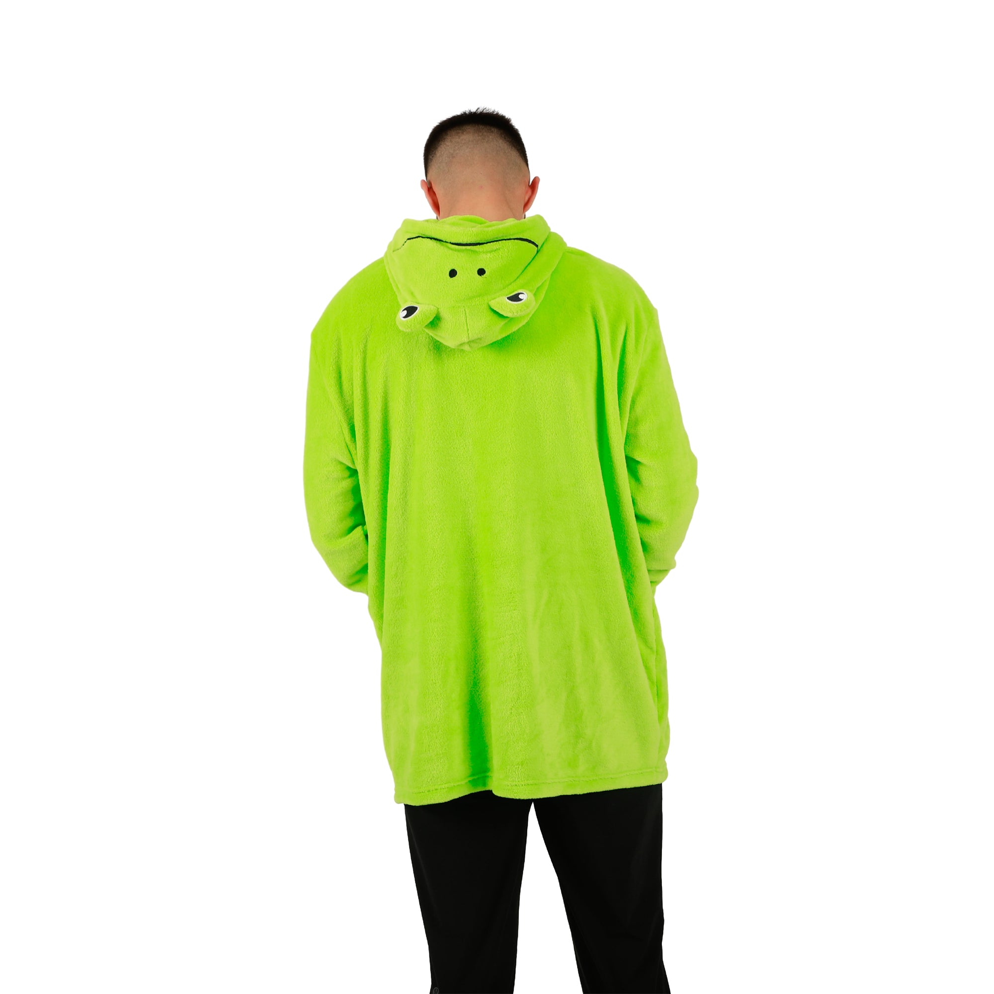 Frog Hoodie Blanket 2 in 1 Pillow-OSFA Wearable Hoodie Blanket