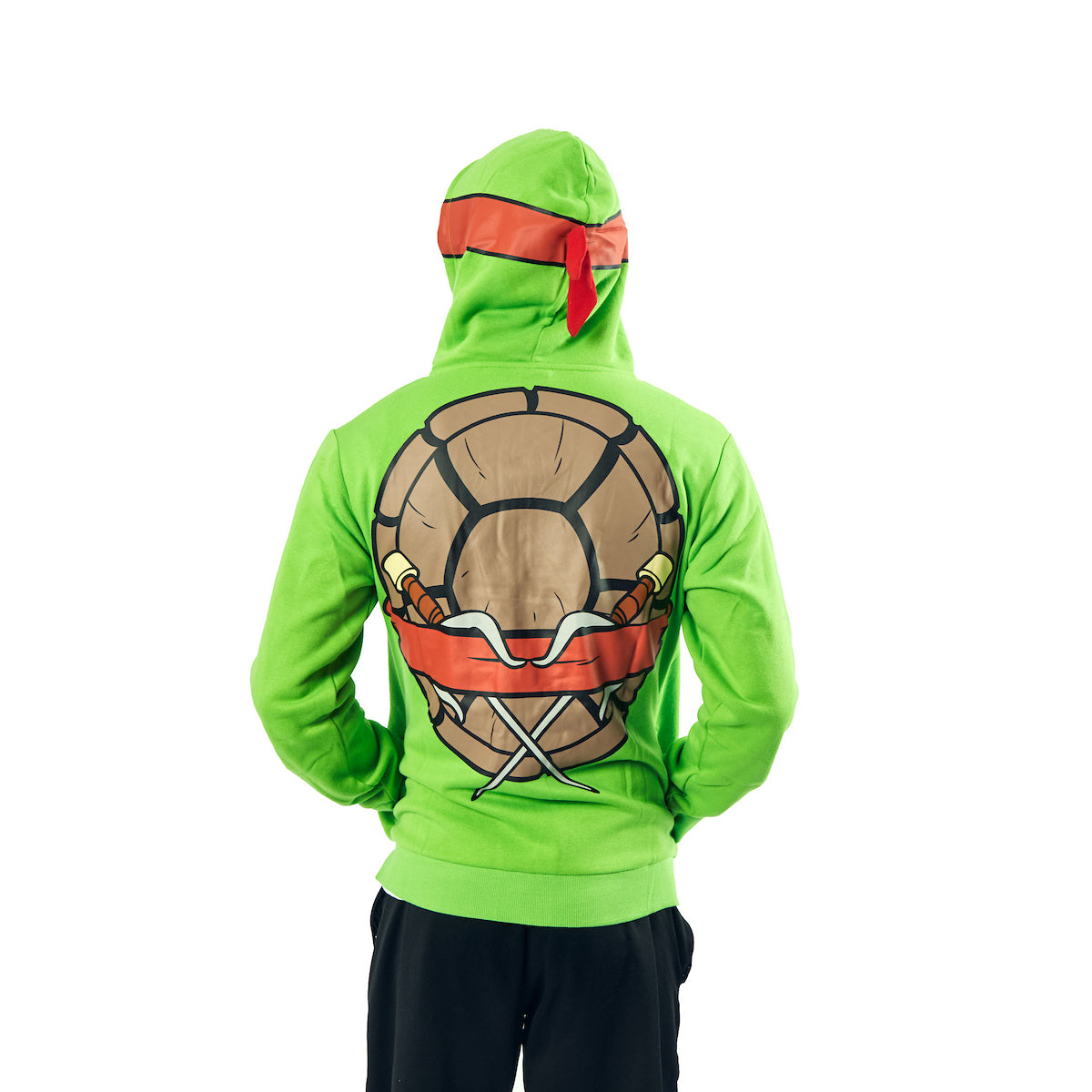 Teenage Mutant Ninja Turtles Raphael Long Sleeve Men's Green Cosplay Hoodie